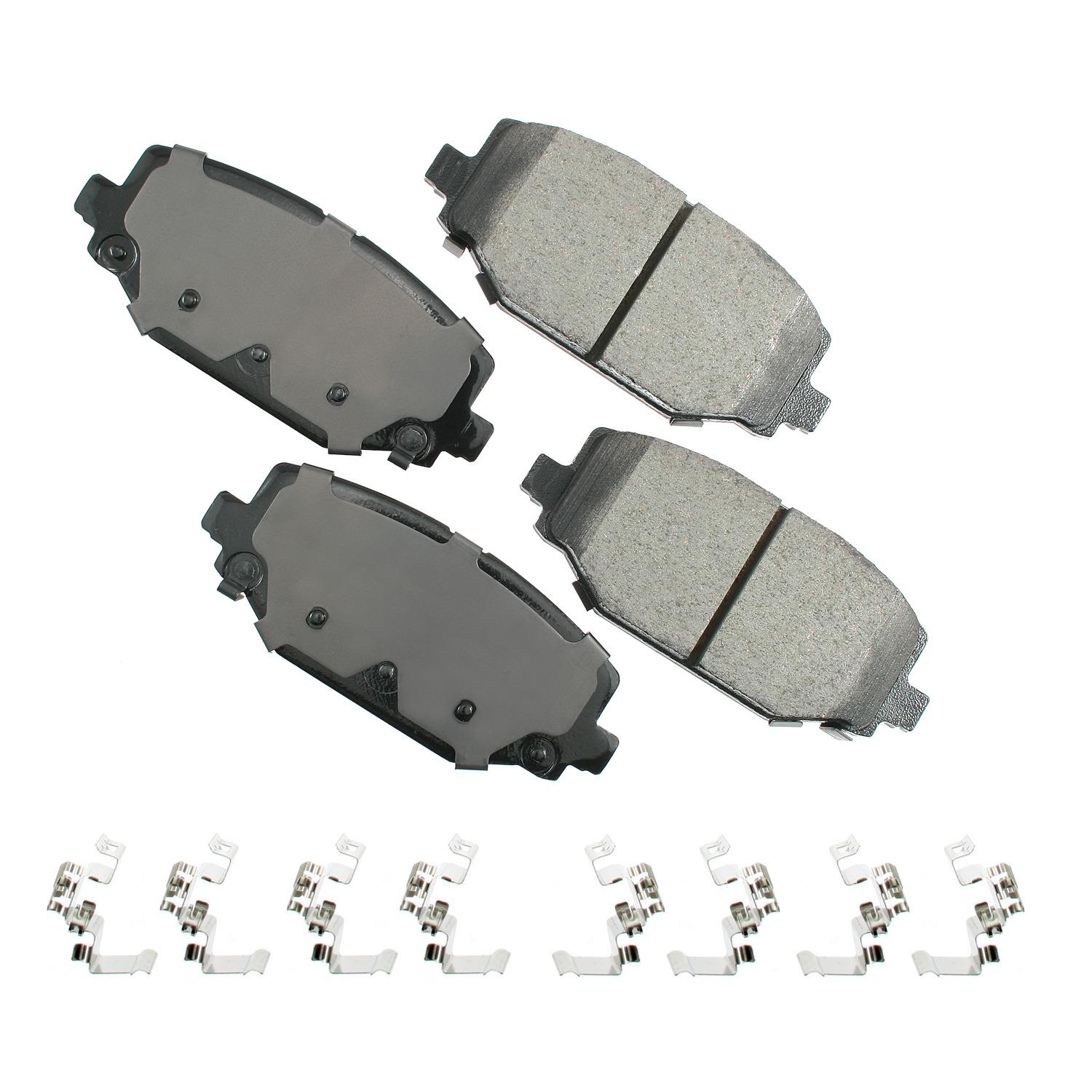 Akebono ACT1596 - Disc Brake Pad Akebono ACT1596 Disc Brake Pad product image 1 of 1