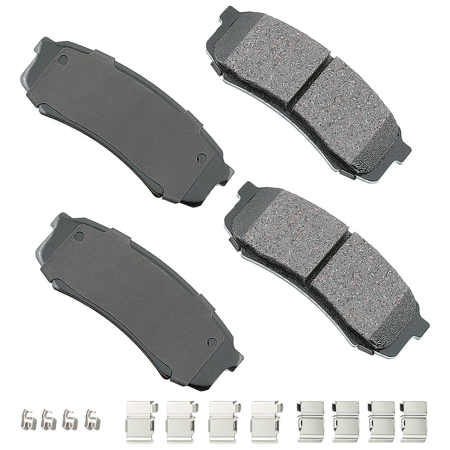 Akebono ASP606A Disc Brake Pad product image 1 of 1