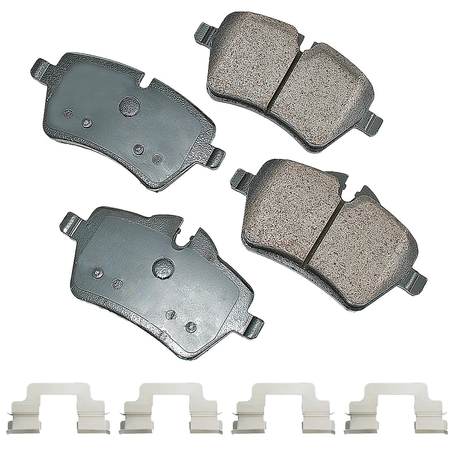 Akebono EUR1204A - Disc Brake Pad Akebono EUR1204A Disc Brake Pad product image 1 of 1