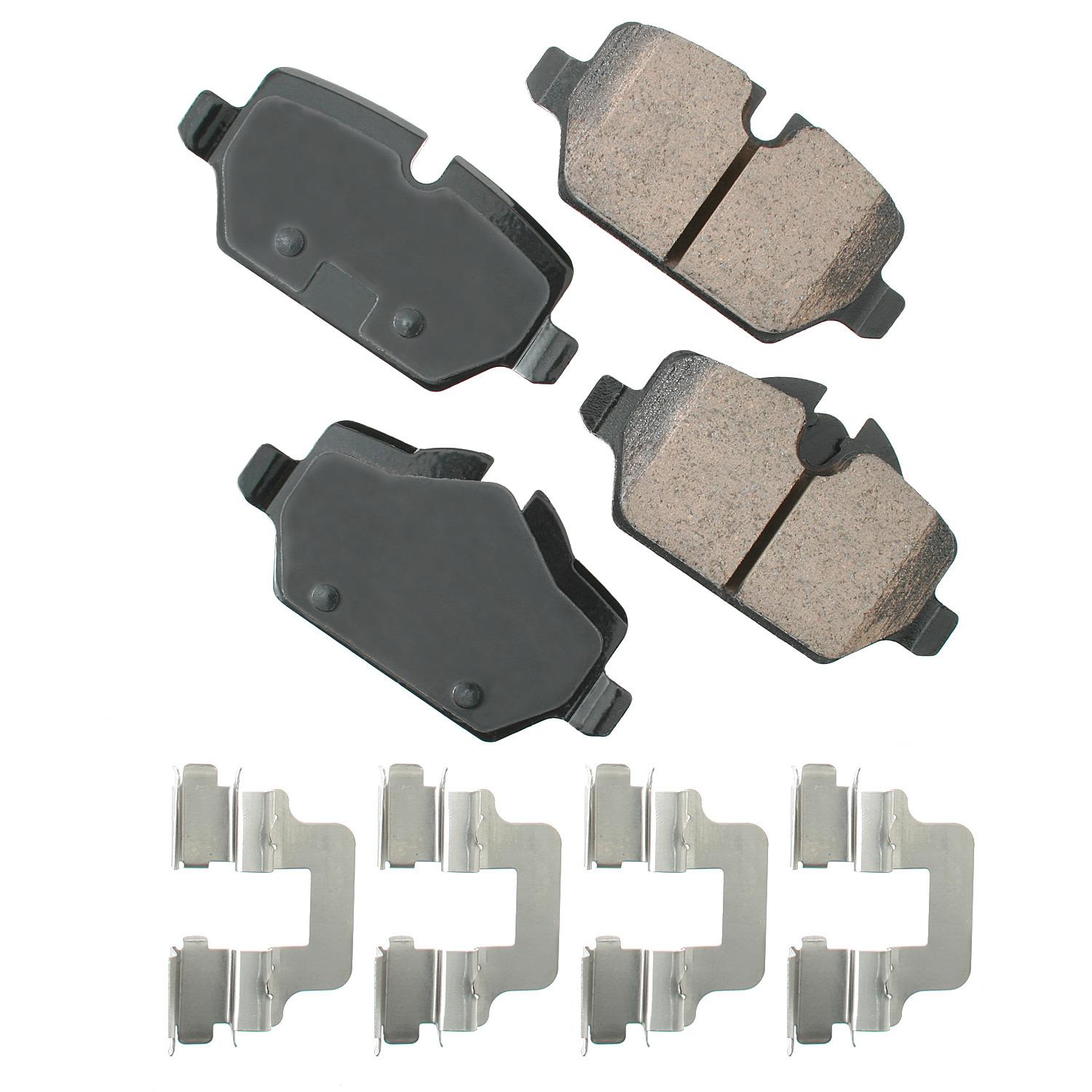 Akebono EUR1554 - Disc Brake Pad Akebono EUR1554 Disc Brake Pad product image 1 of 1