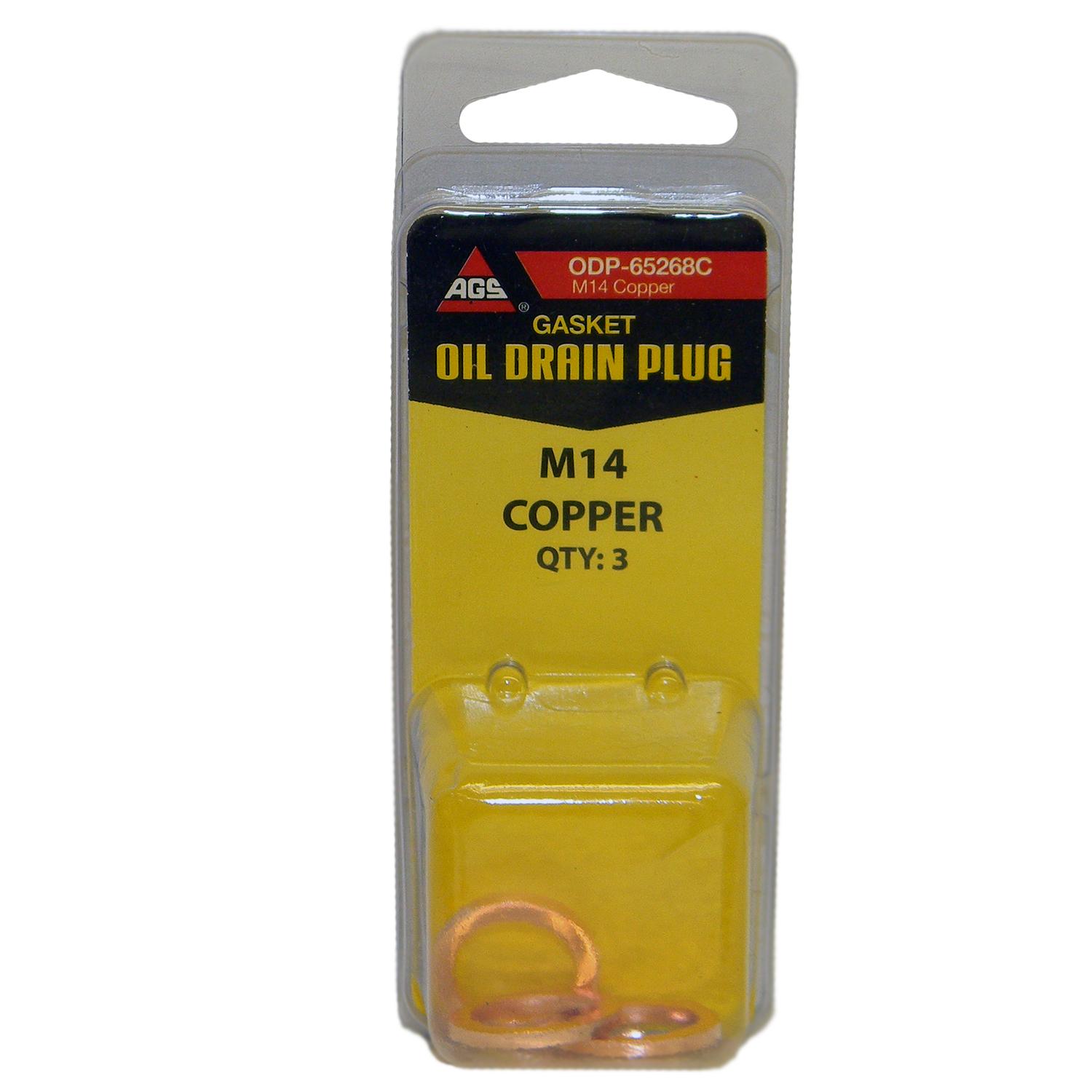 American Grease Stick (AGS) ODP65268C Engine Oil Drain Plug Gasket product image 1 of 3