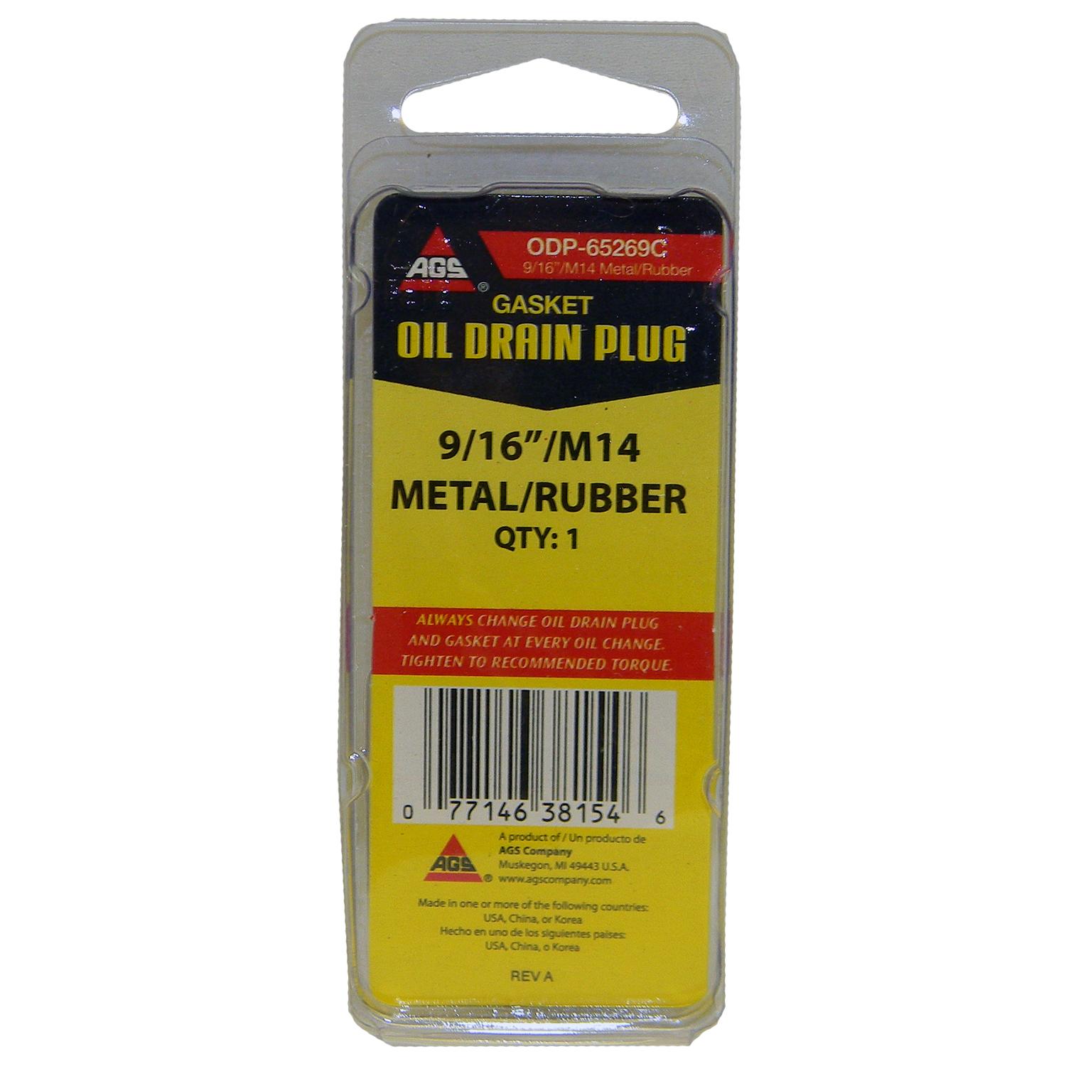 American Grease Stick (AGS) ODP65269C Engine Oil Drain Plug Gasket product image 2 of 3