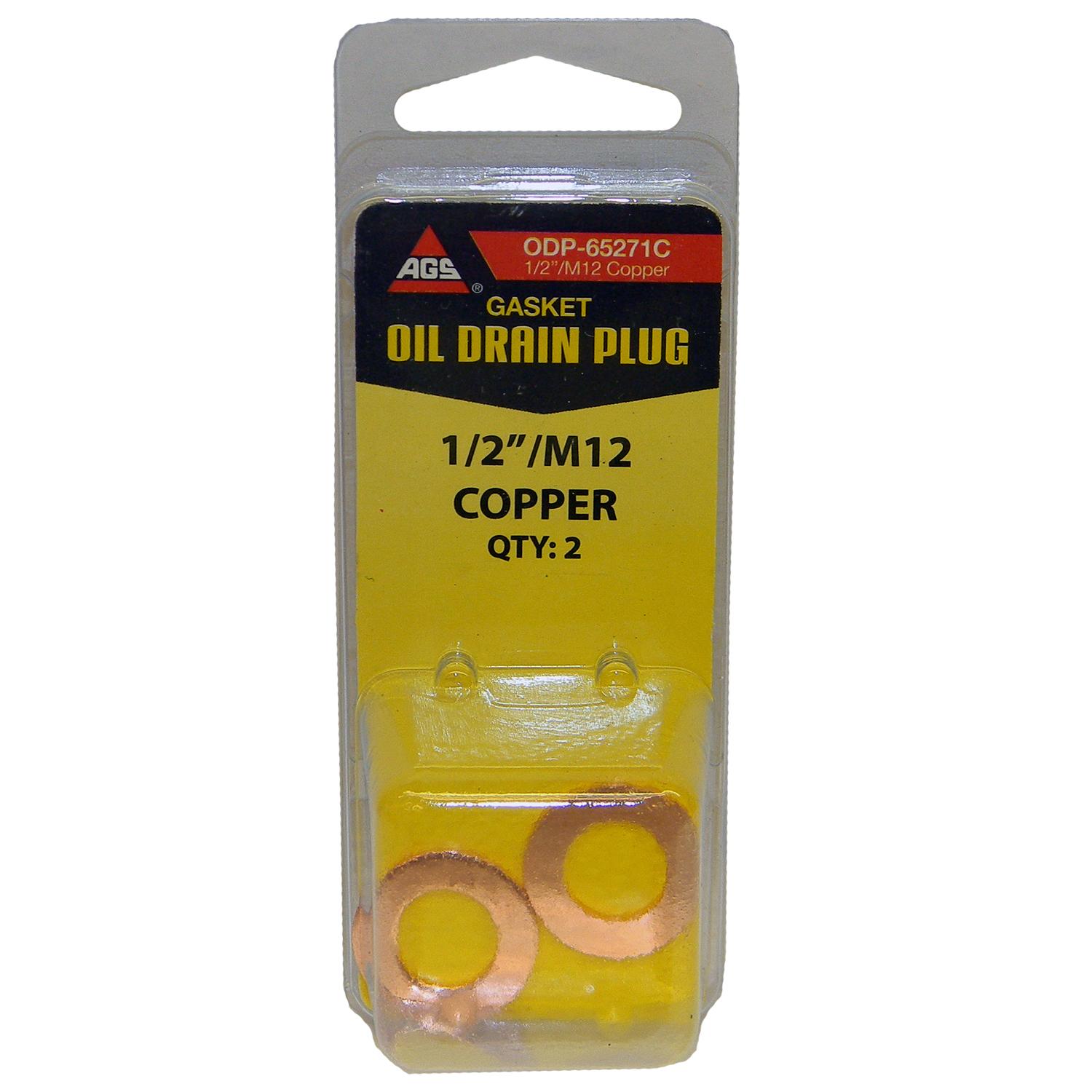 American Grease Stick (AGS) ODP65271C Engine Oil Drain Plug Gasket product image 1 of 3