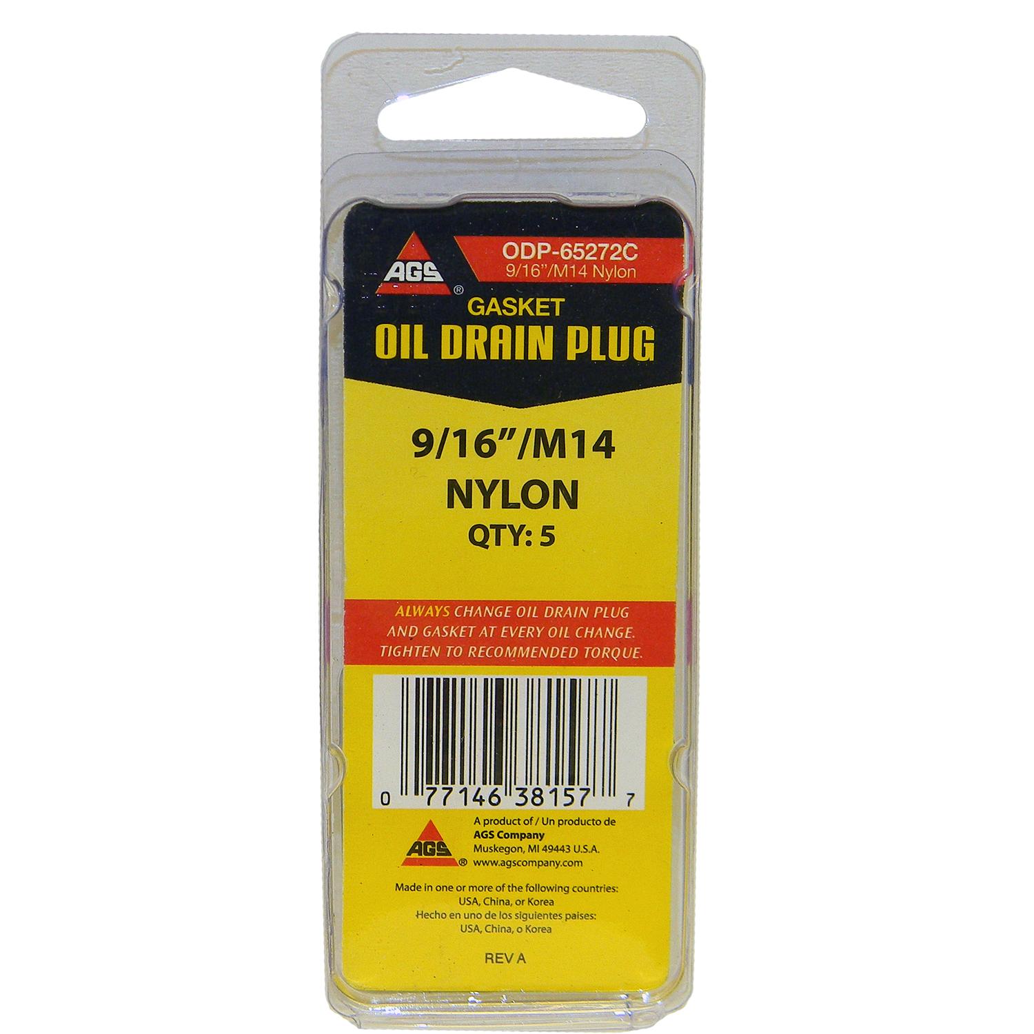 American Grease Stick (AGS) ODP65272C Engine Oil Drain Plug Gasket product image 2 of 3