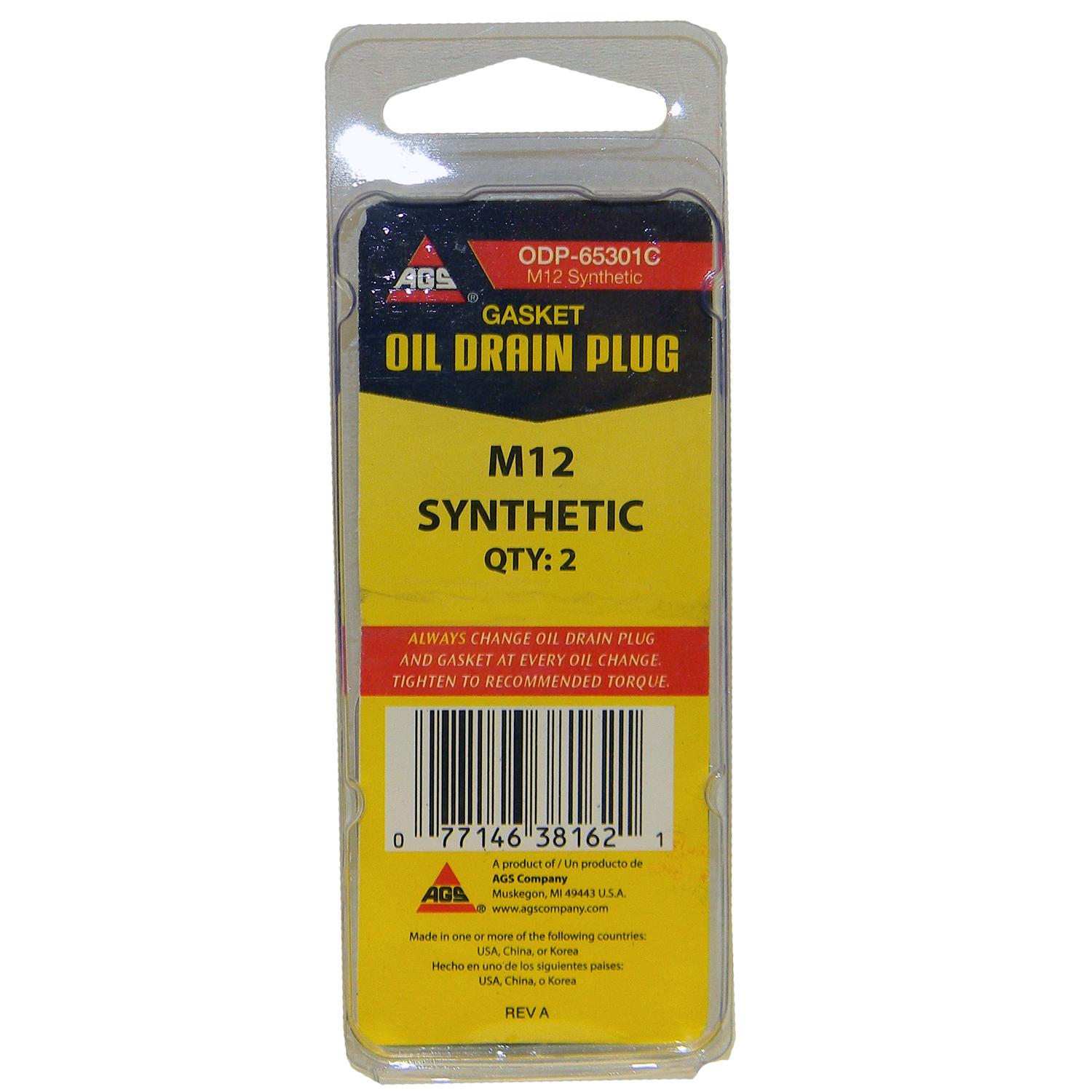 American Grease Stick (AGS) ODP65301C - Engine Oil Drain Plug Gasket American Grease Stick (AGS) ODP65301C Engine Oil Drain Plug Gasket product image 2 of 3