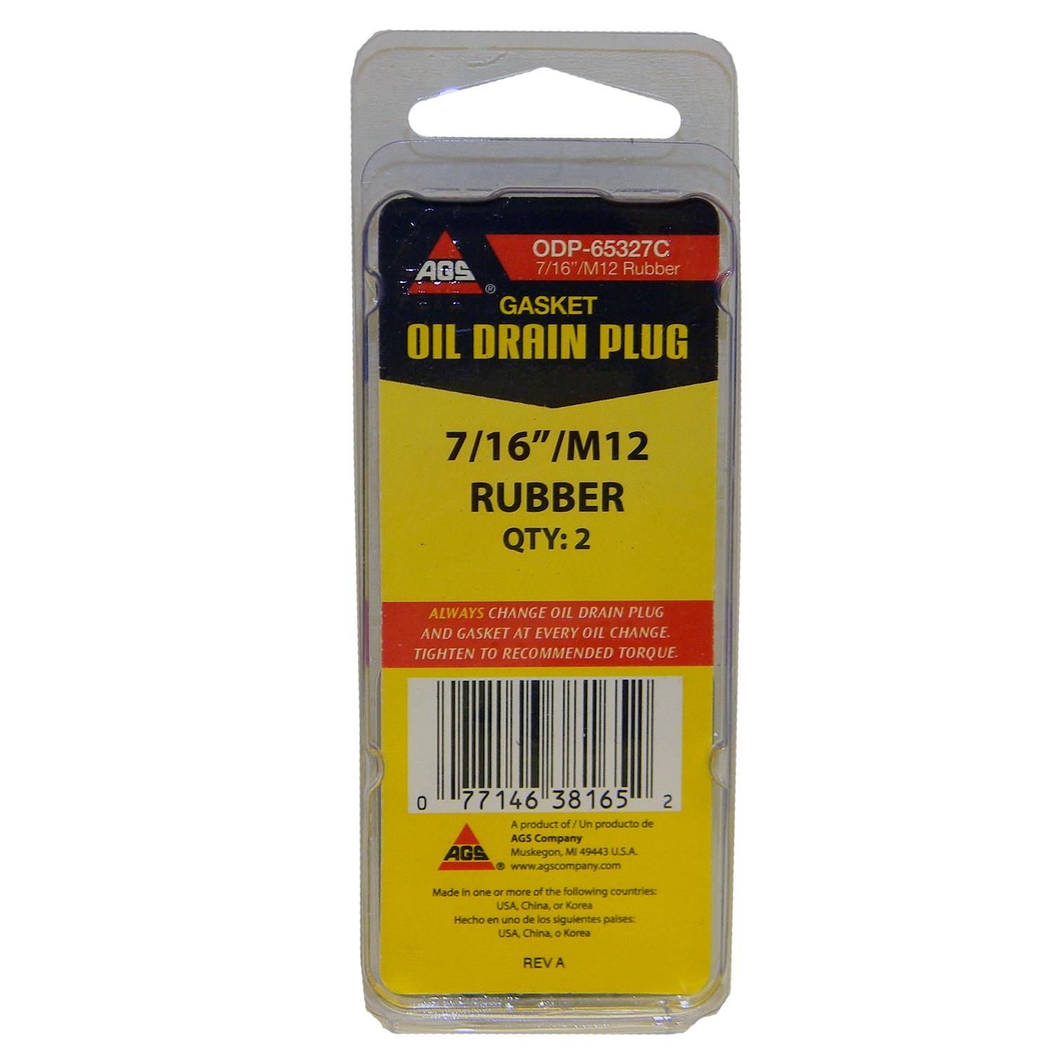 American Grease Stick (AGS) ODP65327C Engine Oil Drain Plug Gasket product image 2 of 3