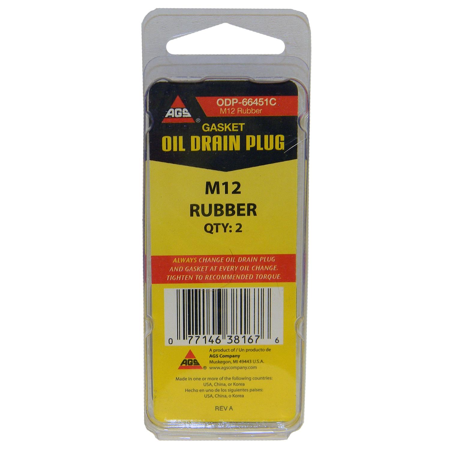 American Grease Stick (AGS) ODP66451C Engine Oil Drain Plug Gasket product image 2 of 3