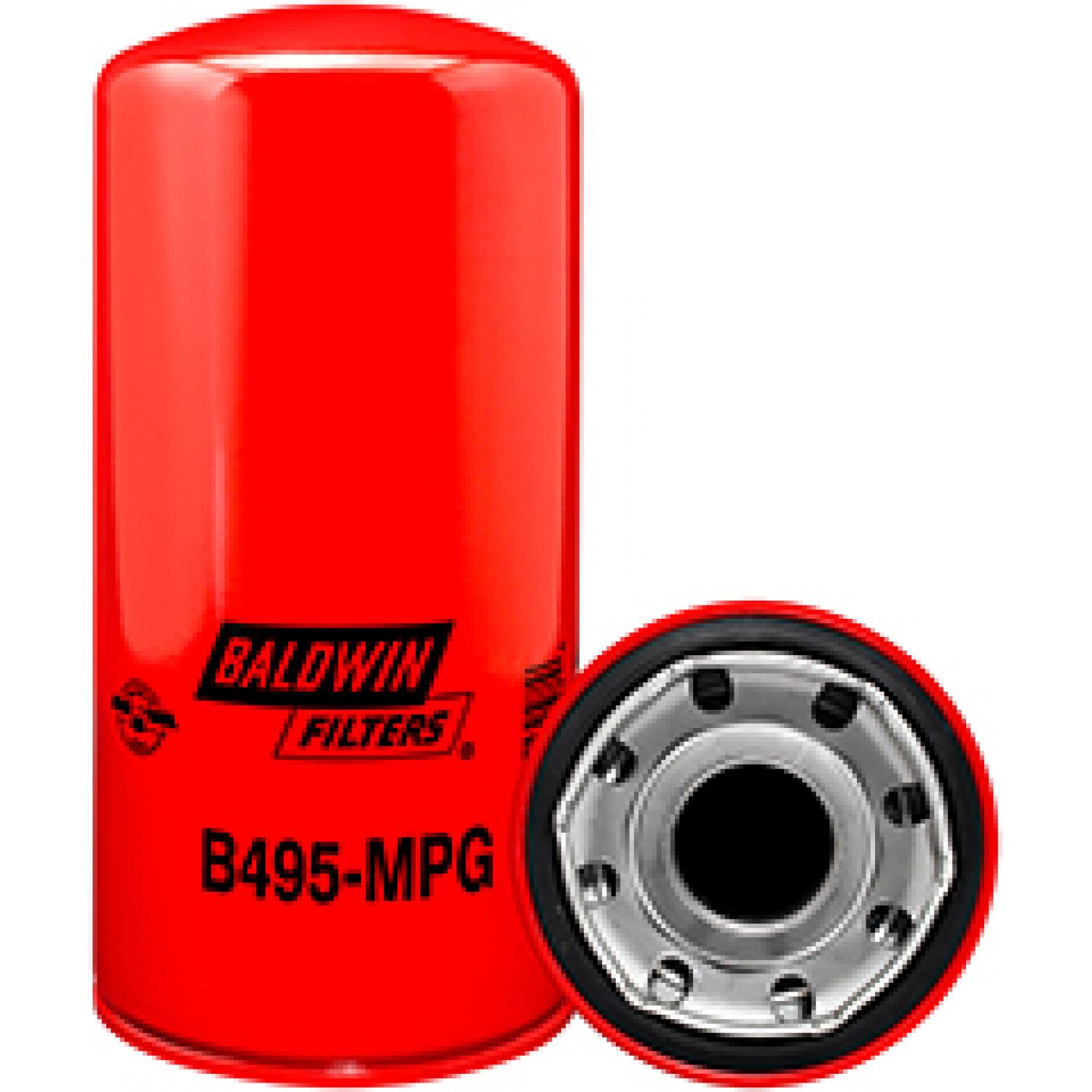 Baldwin B495MPG Engine Oil Filter product image 1 of 1