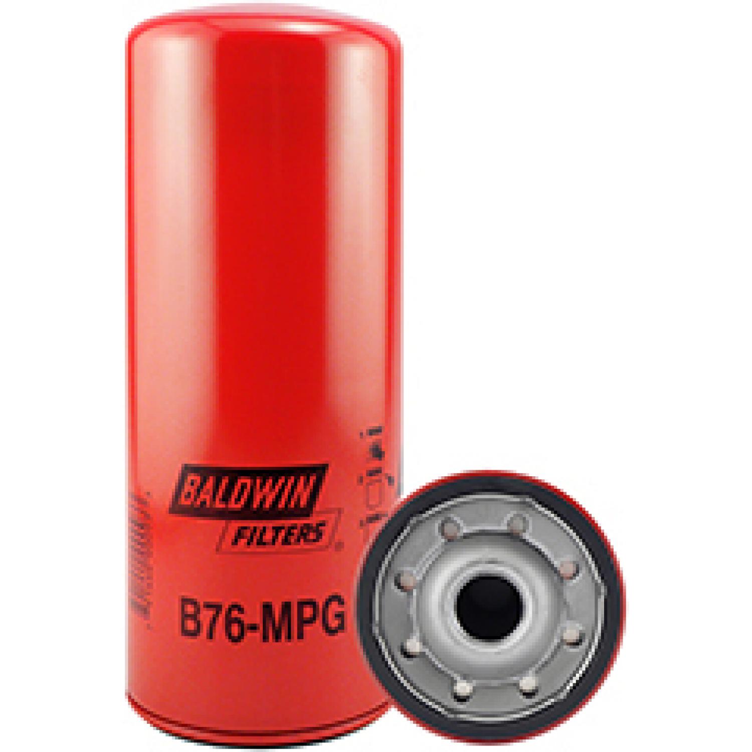Baldwin B76MPG Engine Oil Filter product image 1 of 1