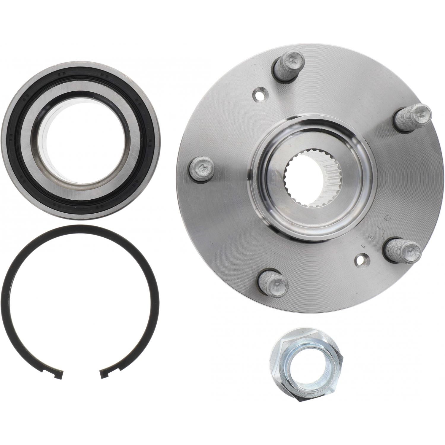 BCA Bearings WE61921 Wheel Bearing and Hub Assembly Repair Kit product image 4 of 4