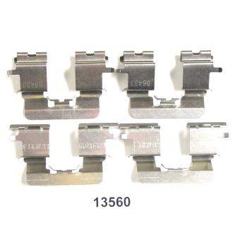 Better Brake Parts 13560K Disc Brake Hardware Kit product image 1 of 1