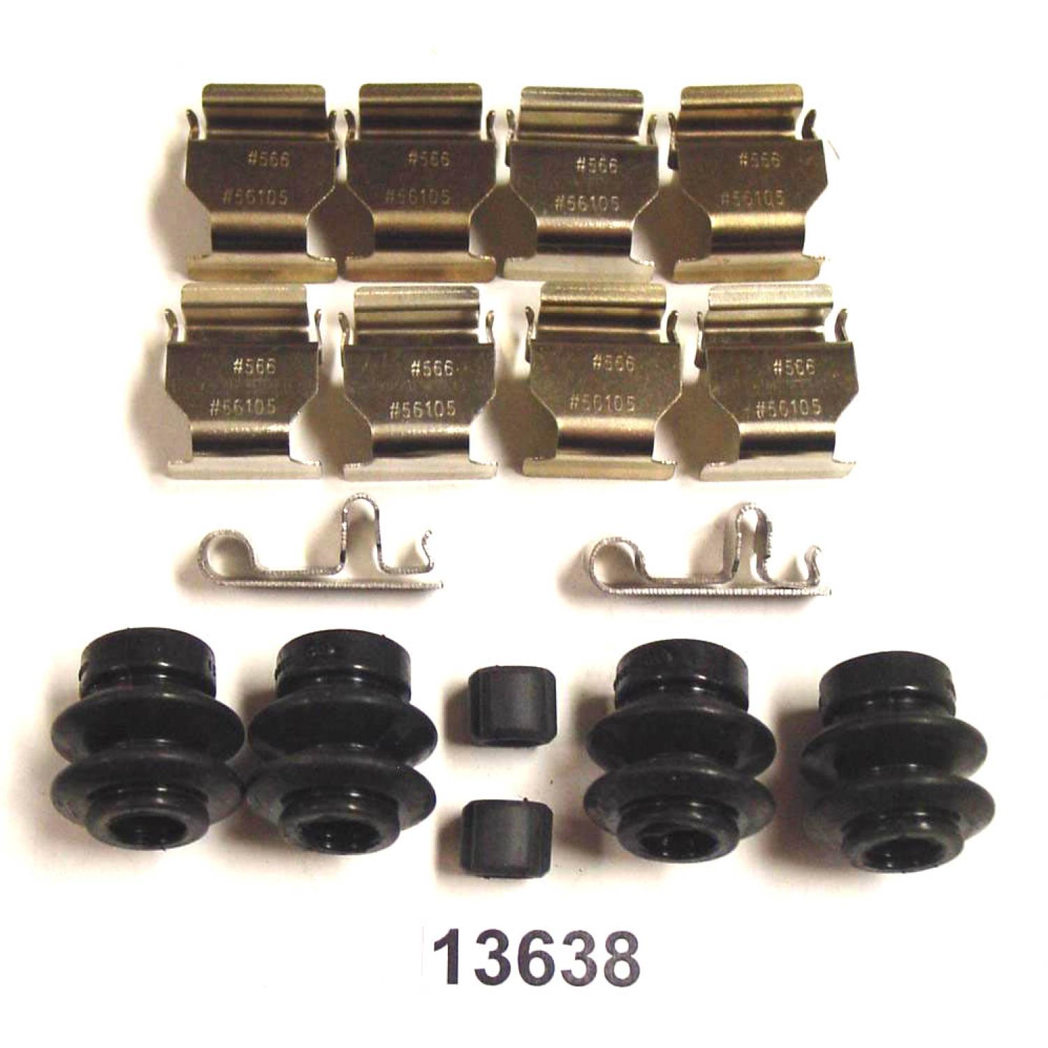 Better Brake Parts 13638K Disc Brake Hardware Kit product image 1 of 1