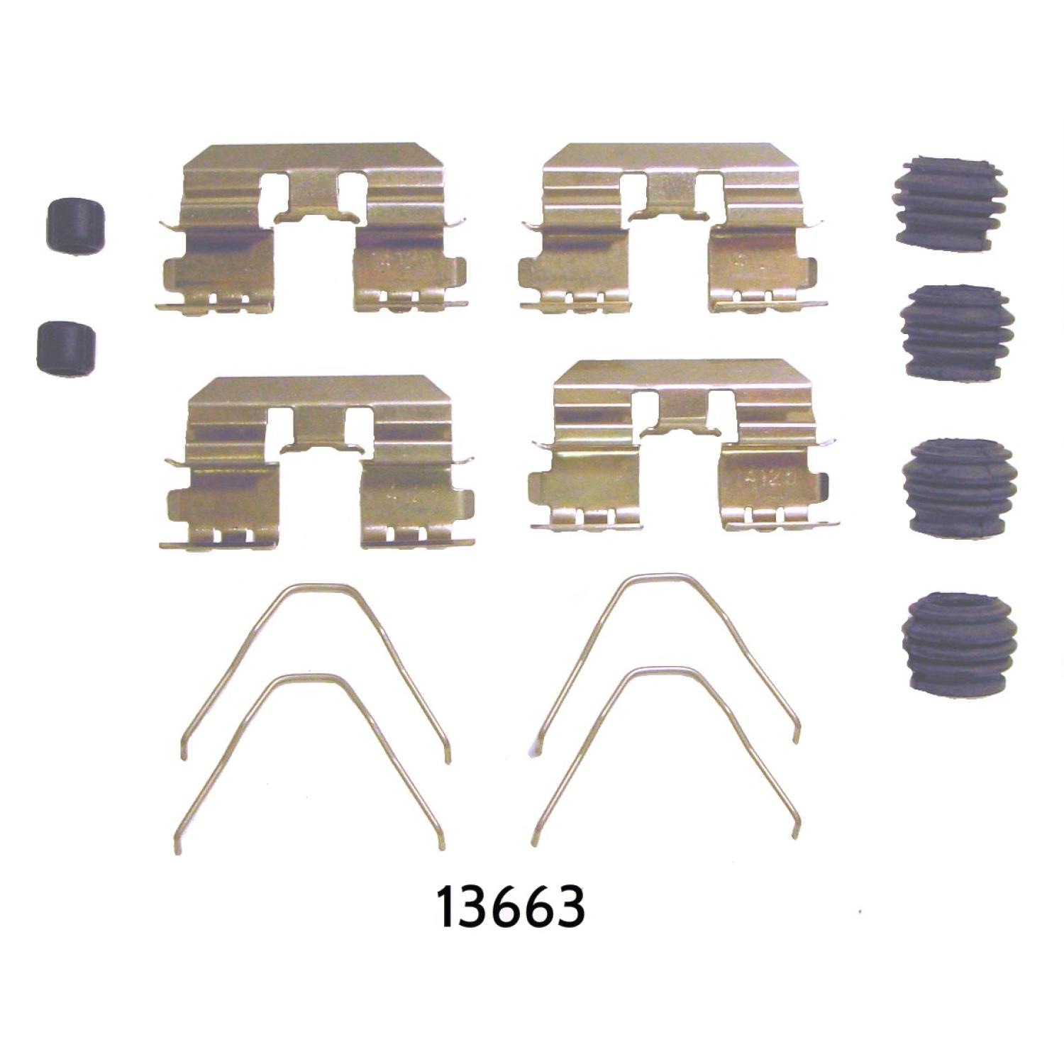 Better Brake Parts 13663K - Disc Brake Hardware Kit Better Brake Parts 13663K Disc Brake Hardware Kit product image 1 of 1
