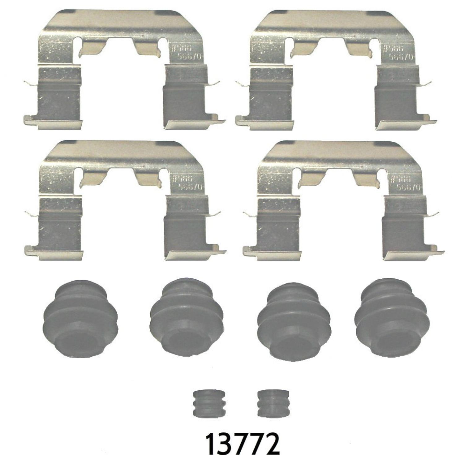 Better Brake Parts 13772K - Disc Brake Hardware Kit Better Brake Parts 13772K Disc Brake Hardware Kit product image 1 of 1