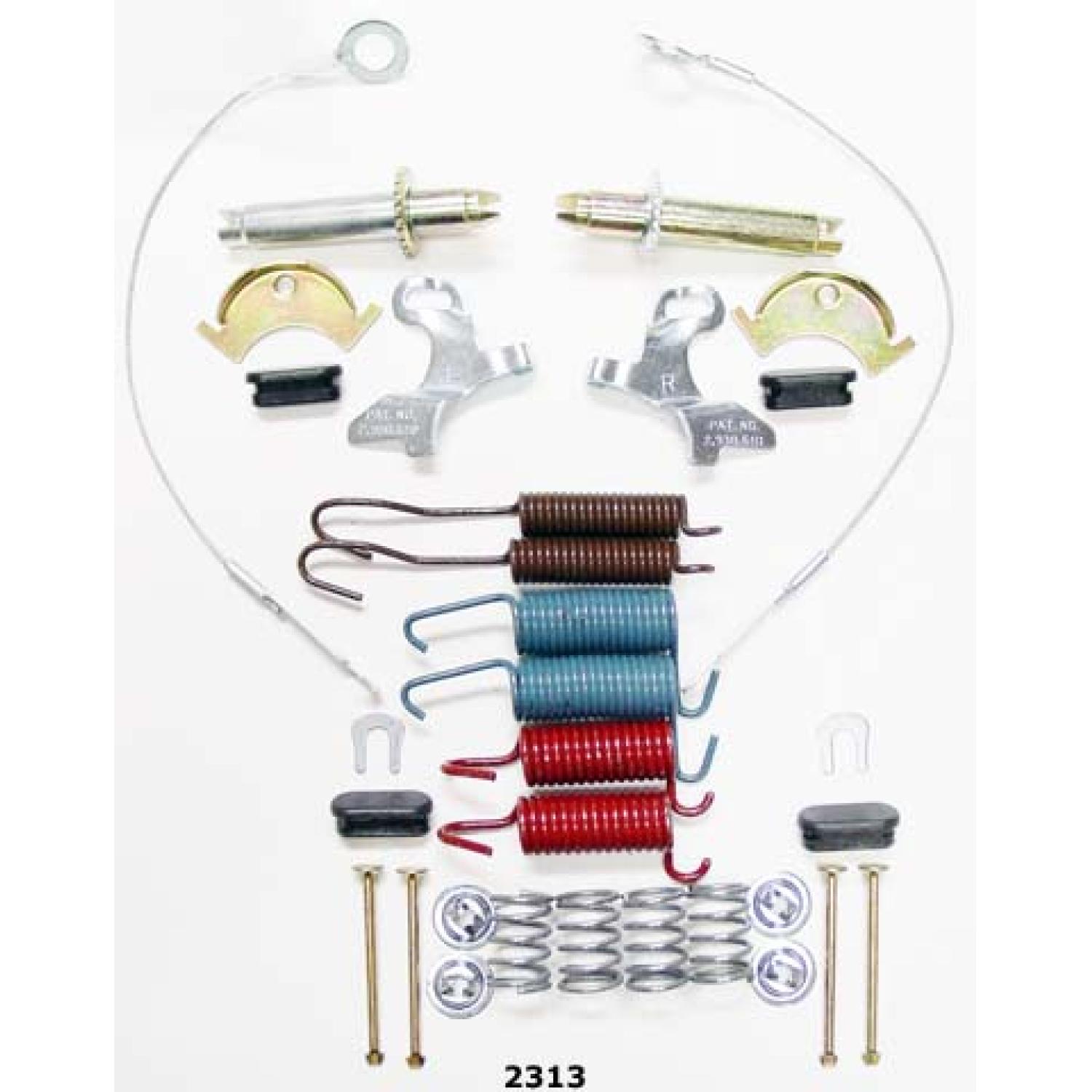 Better Brake Parts 2313K - Drum Brake Hardware Kit Better Brake Parts 2313K Drum Brake Hardware Kit product image 1 of 1