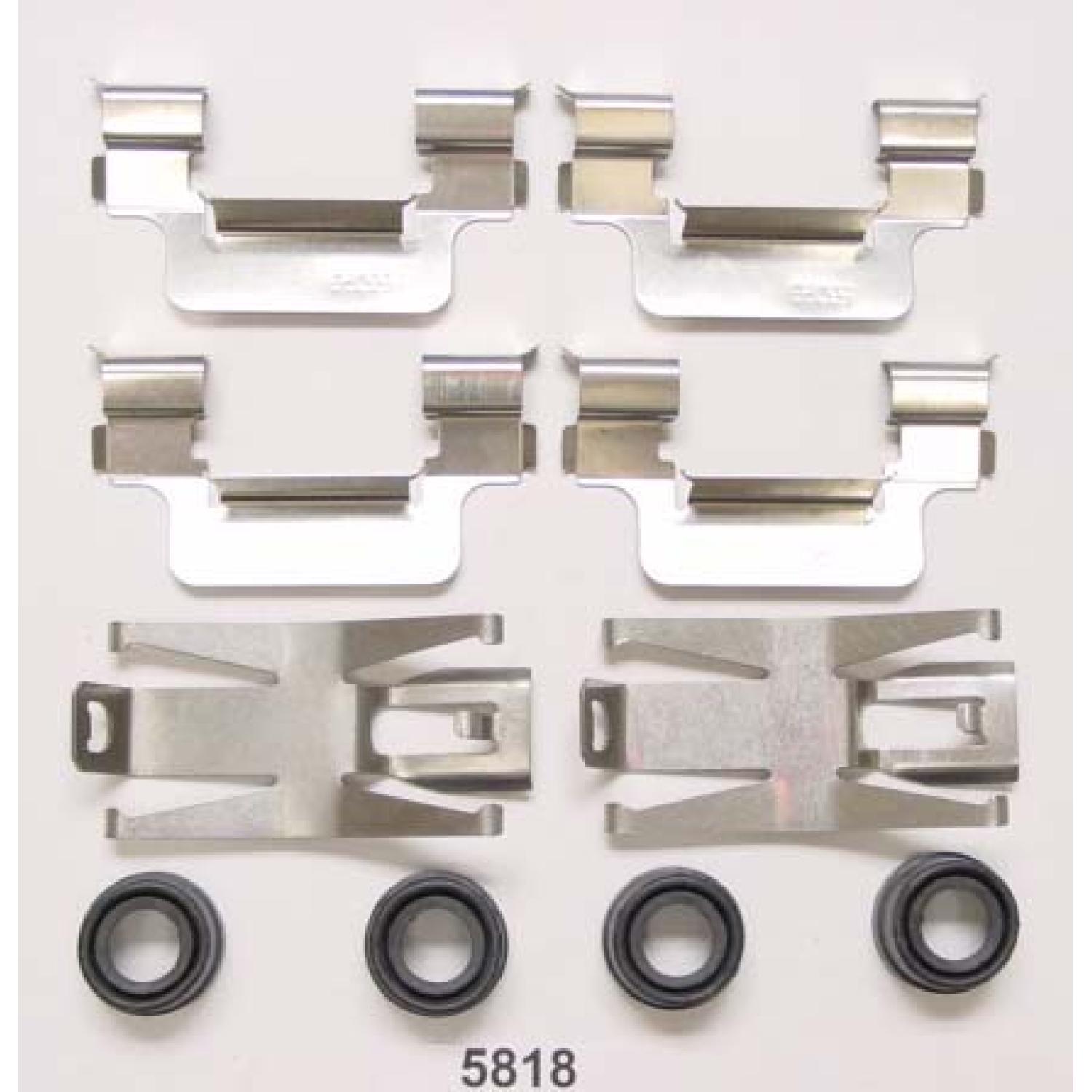 Better Brake Parts 5818K - Disc Brake Hardware Kit Better Brake Parts 5818K Disc Brake Hardware Kit product image 1 of 1