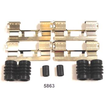 Better Brake Parts 5863K - Disc Brake Hardware Kit Better Brake Parts 5863K Disc Brake Hardware Kit product image 1 of 1