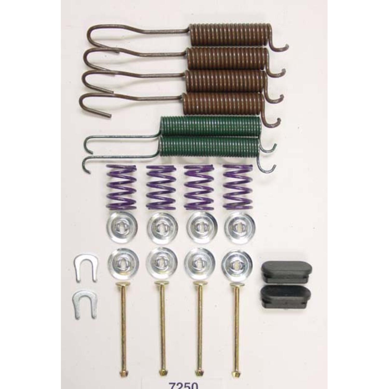Better Brake Parts 7250K - Drum Brake Hardware Kit Better Brake Parts 7250K Drum Brake Hardware Kit product image 1 of 1