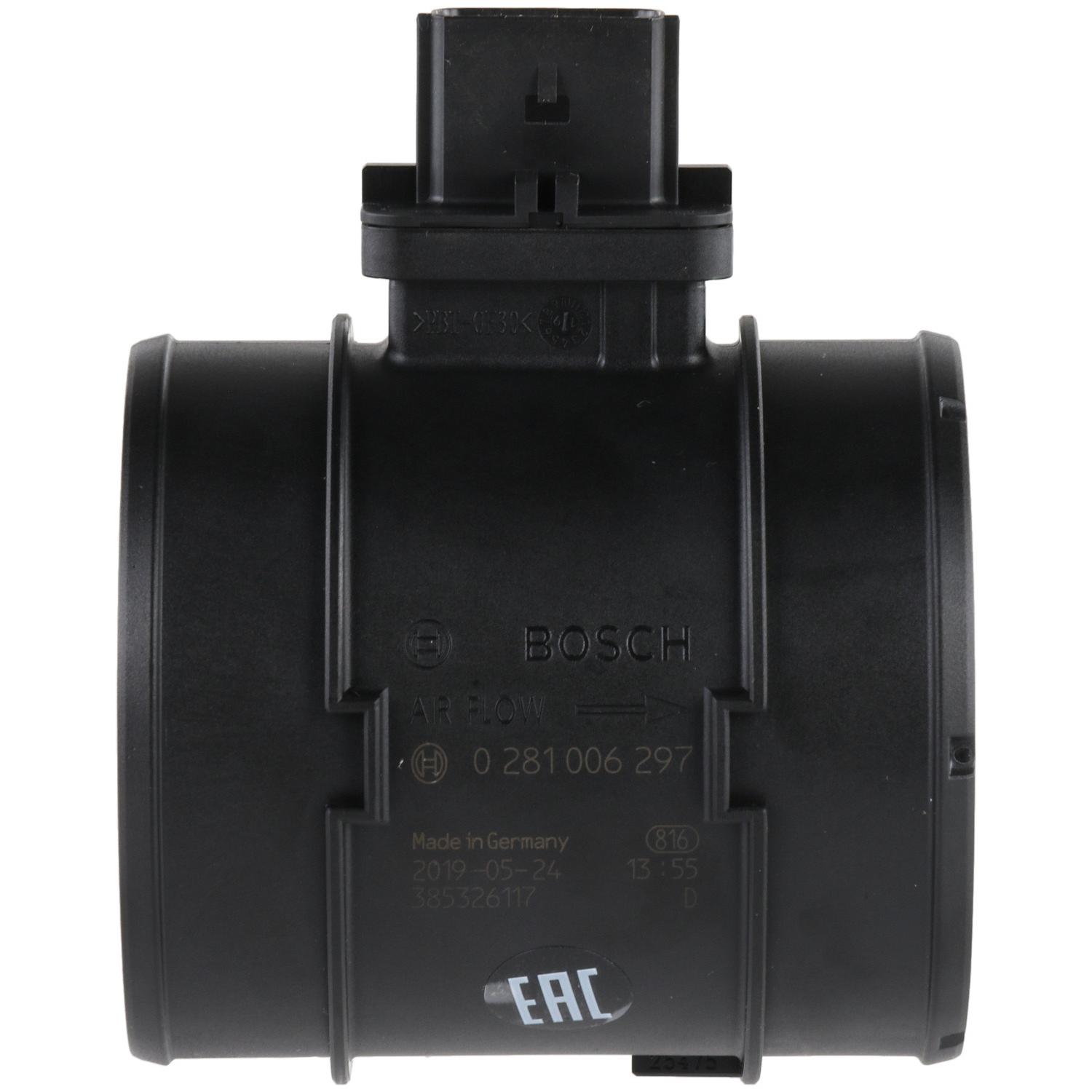 Bosch 0281006297 - Mass Air Flow Sensor Bosch 0281006297 Mass Air Flow Sensor product image 2 of 6