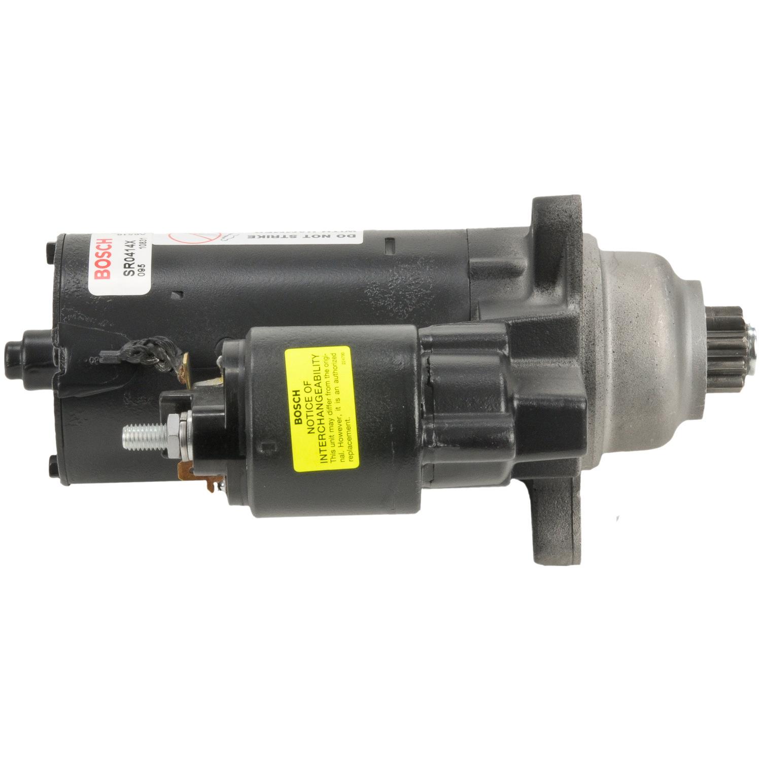 Bosch SR0414X - Starter Motor Bosch SR0414X Starter Motor product image 1 of 5
