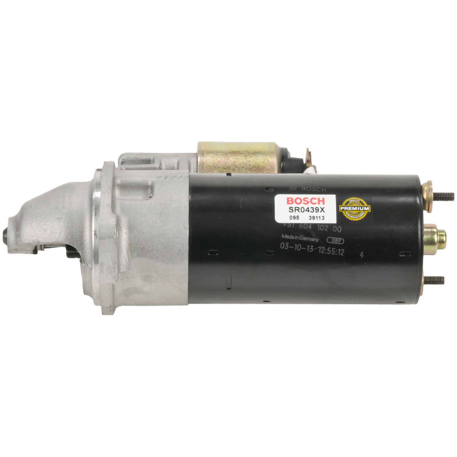 Bosch SR0439X - Starter Motor Bosch SR0439X Starter Motor product image 2 of 5