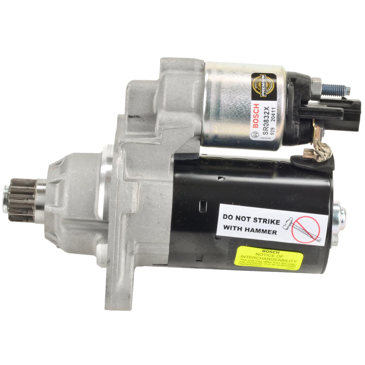 Bosch SR0832X - Starter Motor Bosch SR0832X Starter Motor product image 2 of 5