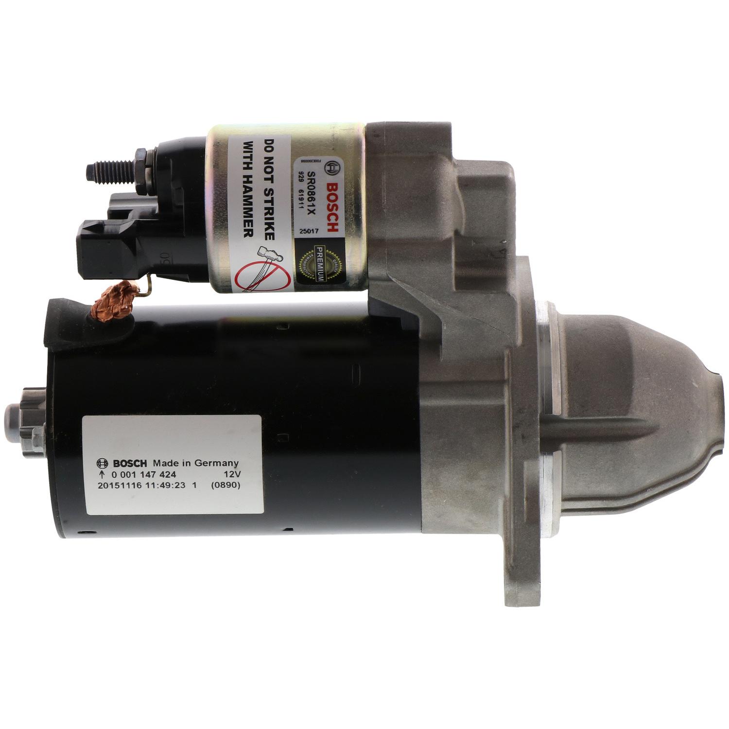 Bosch SR0861X - Starter Motor Bosch SR0861X Starter Motor product image 5 of 5