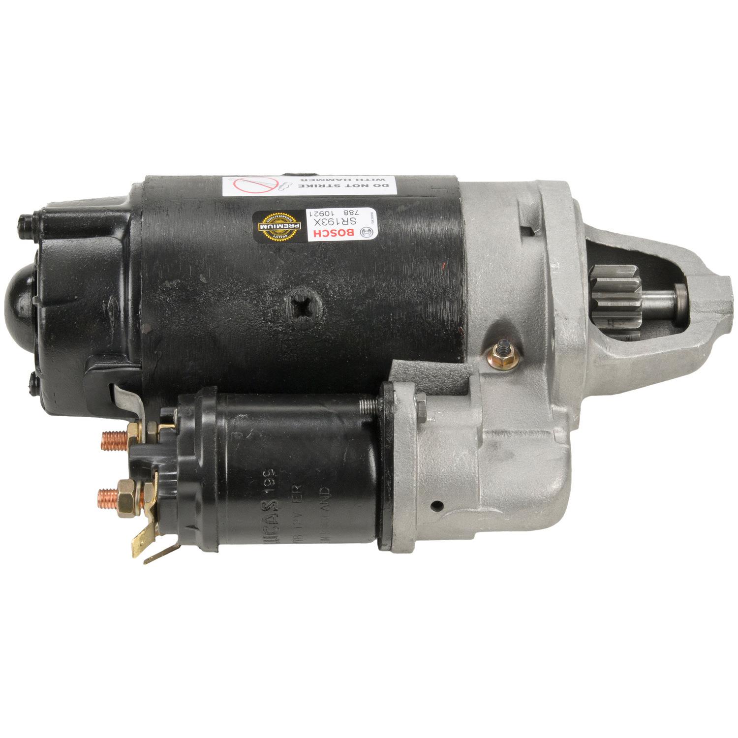 Bosch SR193X - Starter Motor Bosch SR193X Starter Motor product image 1 of 5
