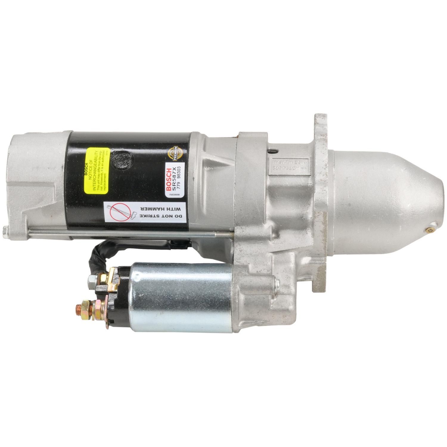 Bosch SR587X - Starter Motor Bosch SR587X Starter Motor product image 1 of 5