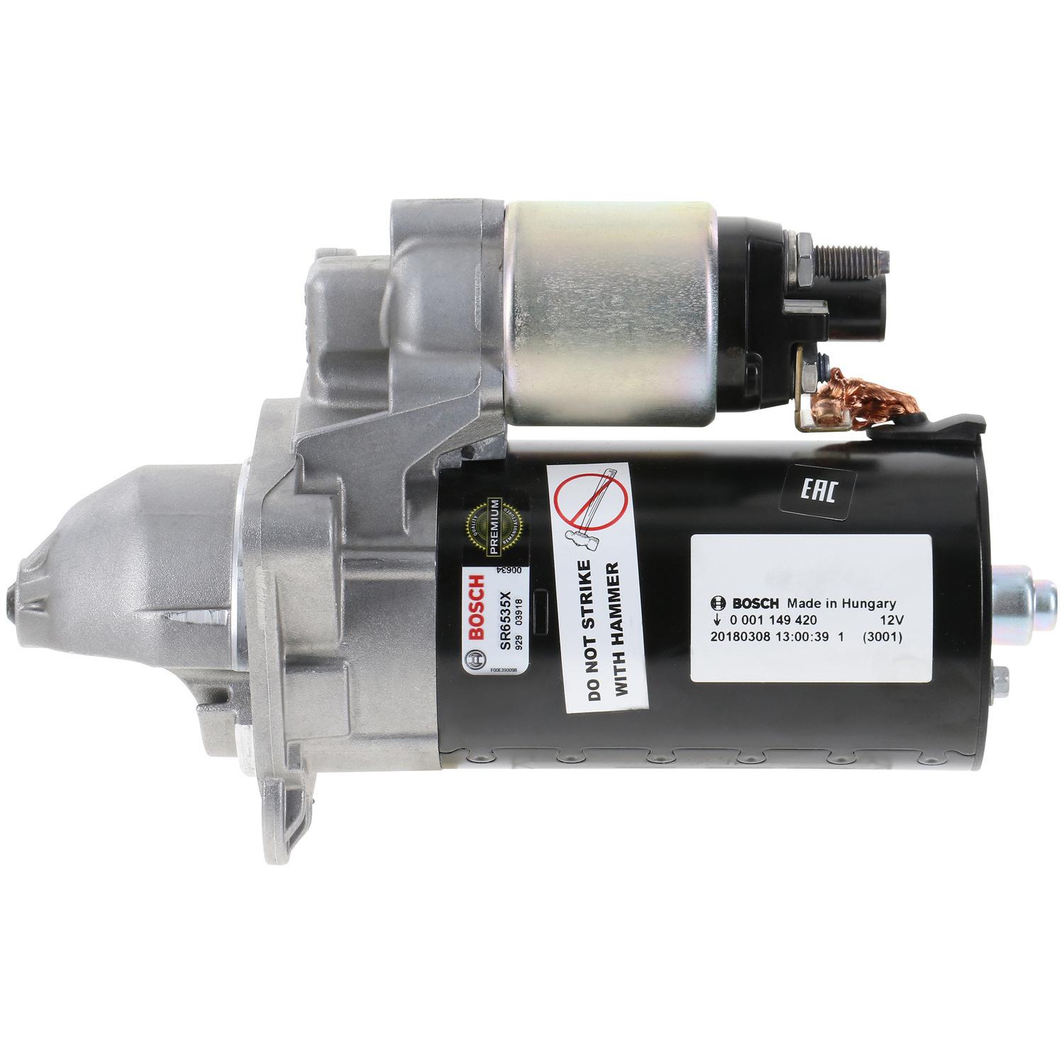 Bosch SR6535X - Starter Motor Bosch SR6535X Starter Motor product image 4 of 5