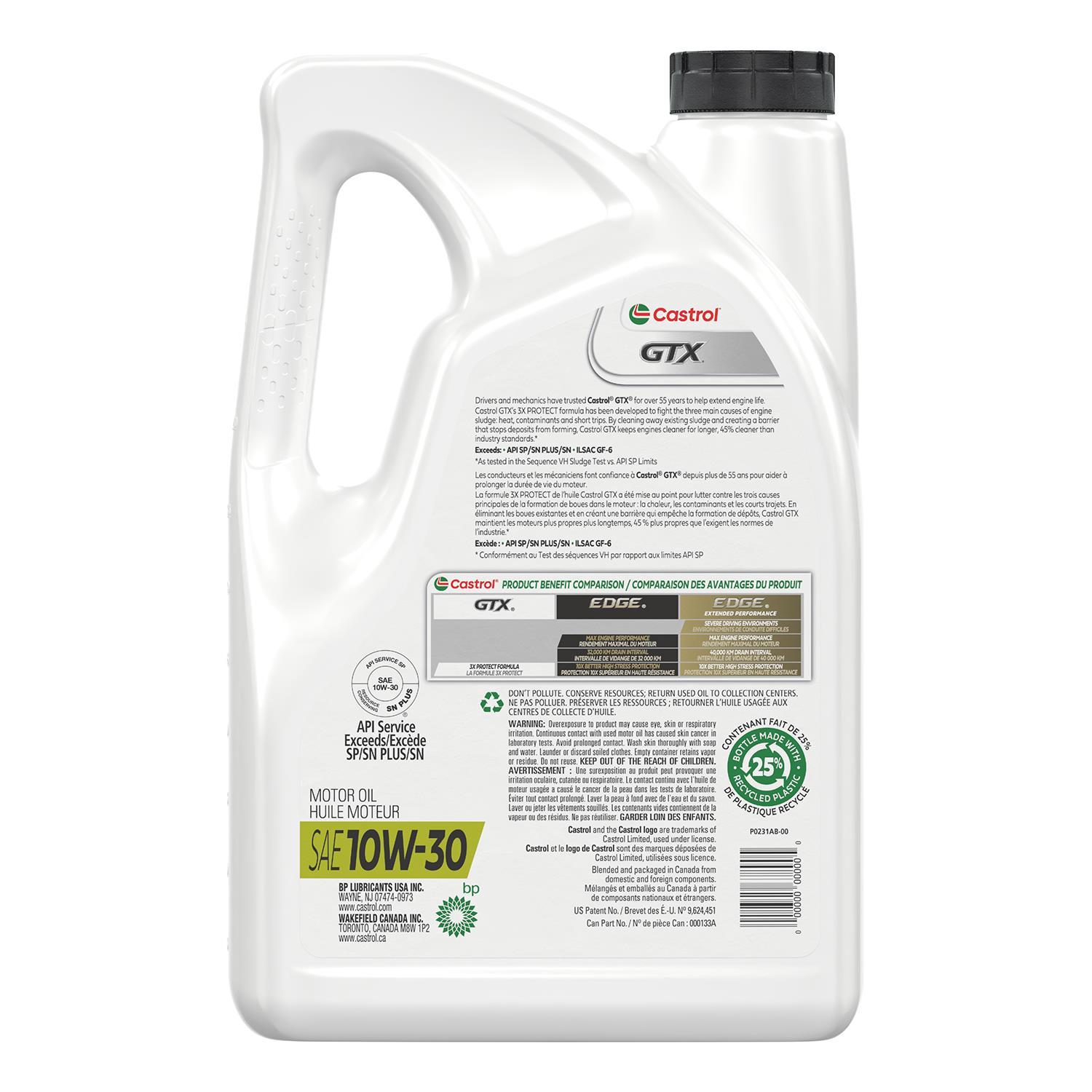 Castrol 00133A - Motor Oil Castrol 00133A Motor Oil product image 2 of 2