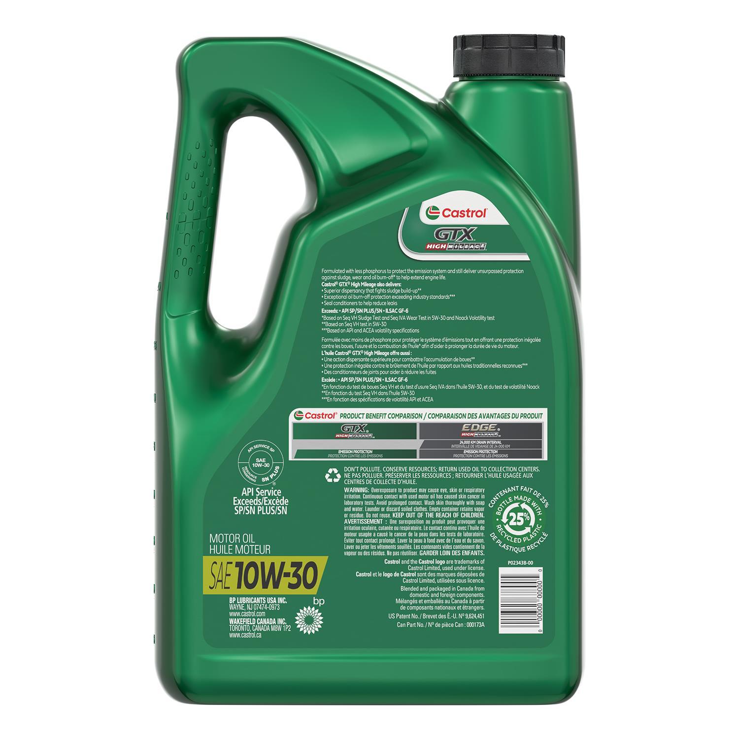 Castrol 00173A - Motor Oil Castrol 00173A Motor Oil product image 2 of 2