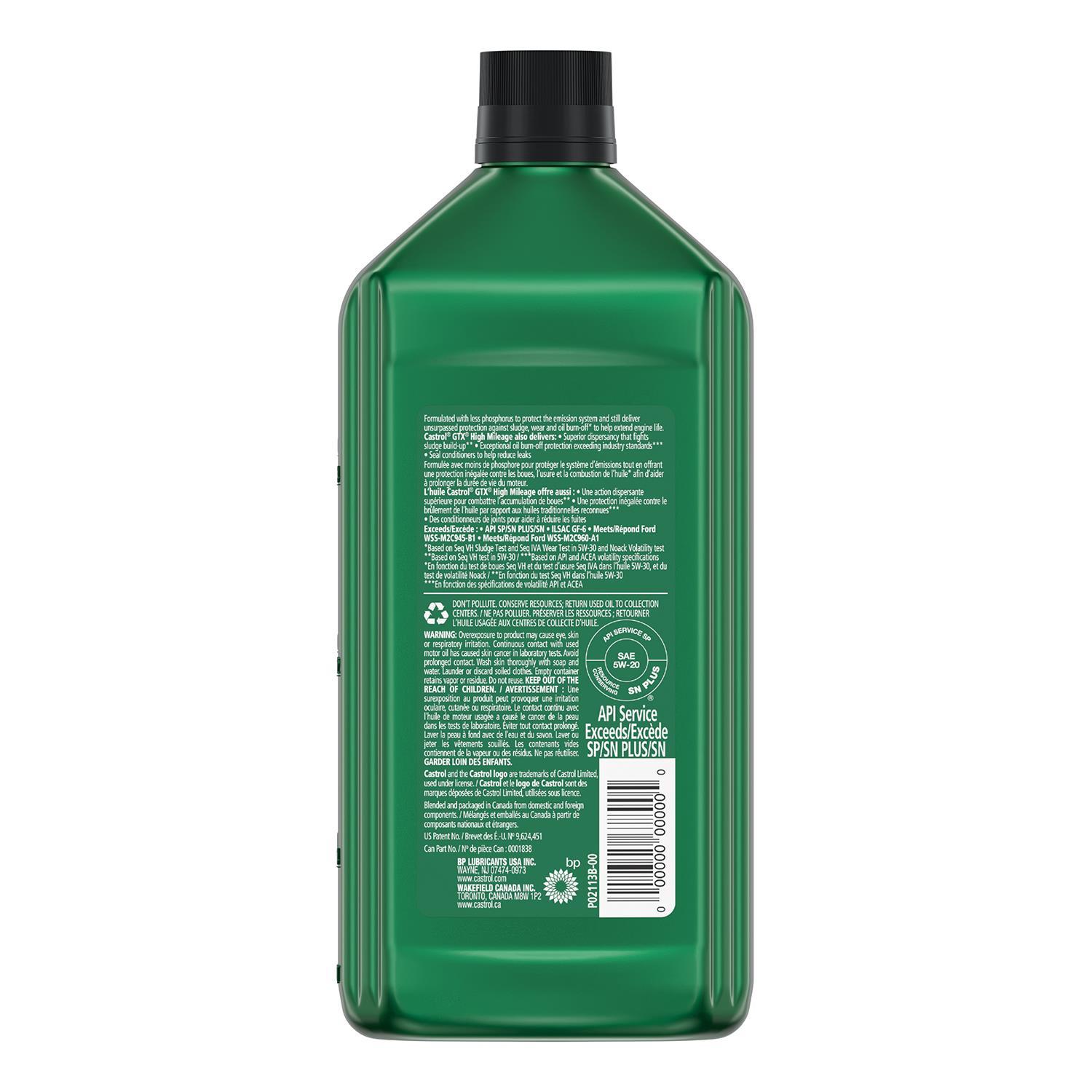 Castrol 001838 - Motor Oil Castrol 001838 Motor Oil product image 2 of 2