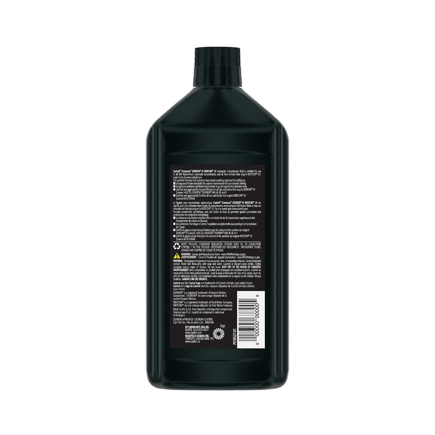 Castrol 0066766 - Auto Trans Fluid Castrol 0066766 Auto Trans Fluid product image 1 of 2