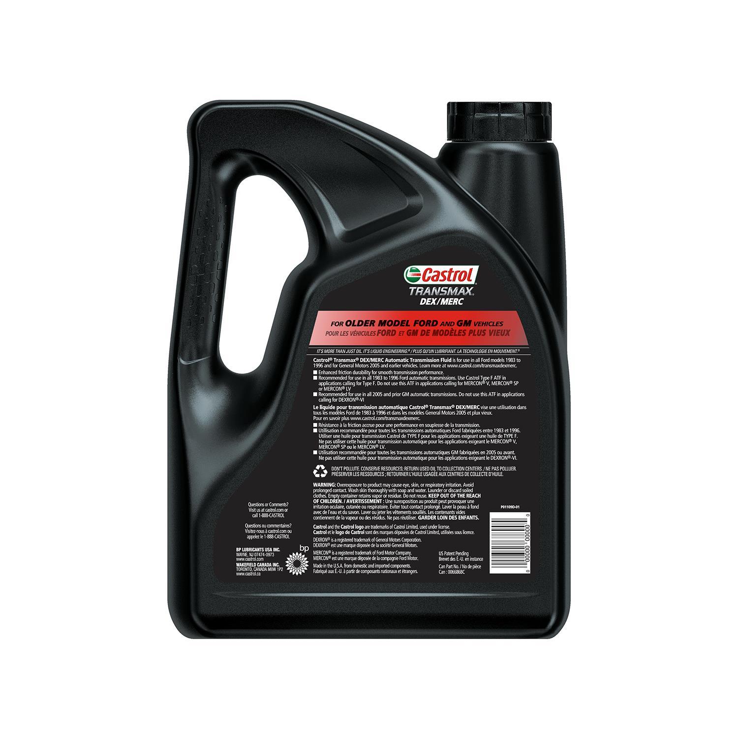 Castrol 006686BC - Auto Trans Fluid Castrol 006686BC Auto Trans Fluid product image 1 of 2