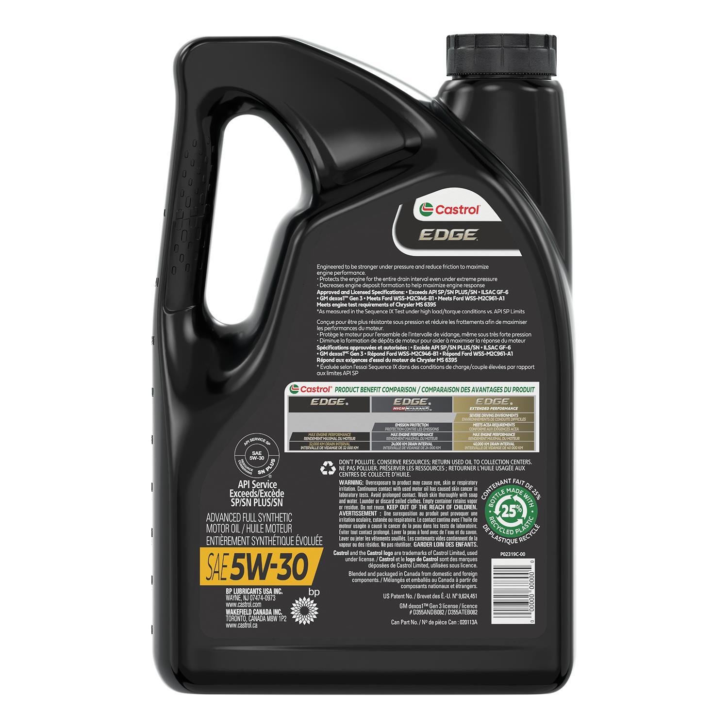 Castrol 20113A - Motor Oil Castrol 20113A Motor Oil product image 2 of 2
