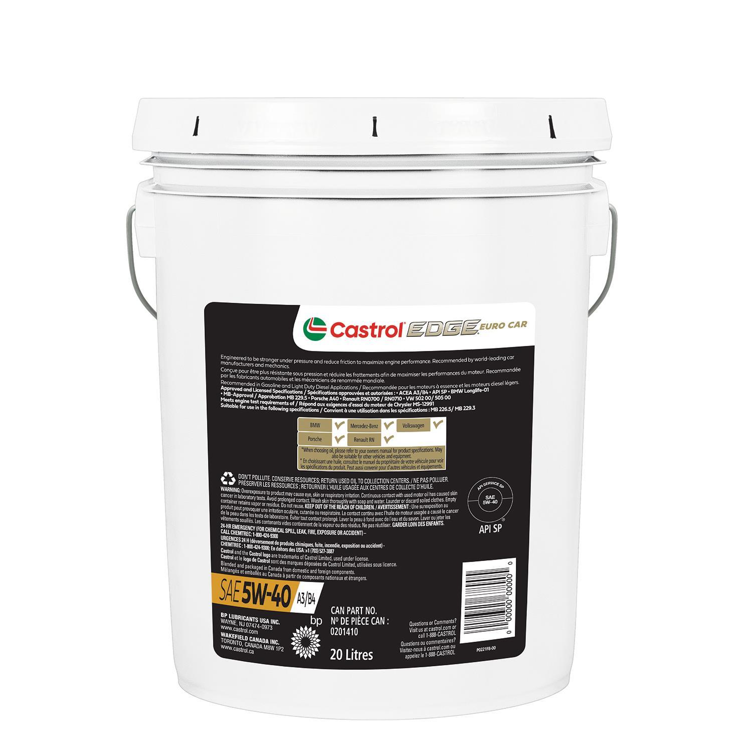 Castrol 201410 - Motor Oil Castrol 201410 Motor Oil product image 2 of 2