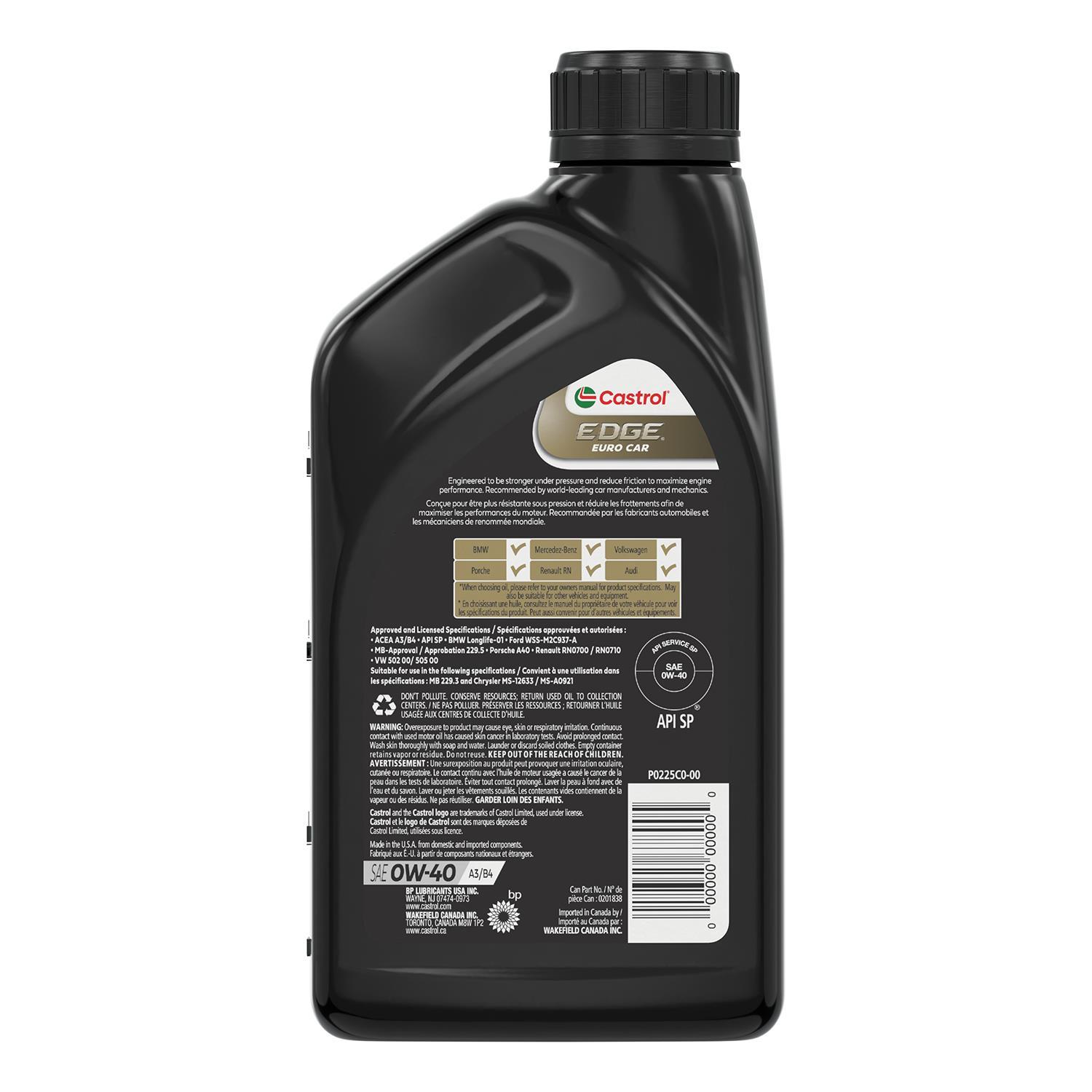 Castrol 201838 - Motor Oil Castrol 201838 Motor Oil product image 2 of 2