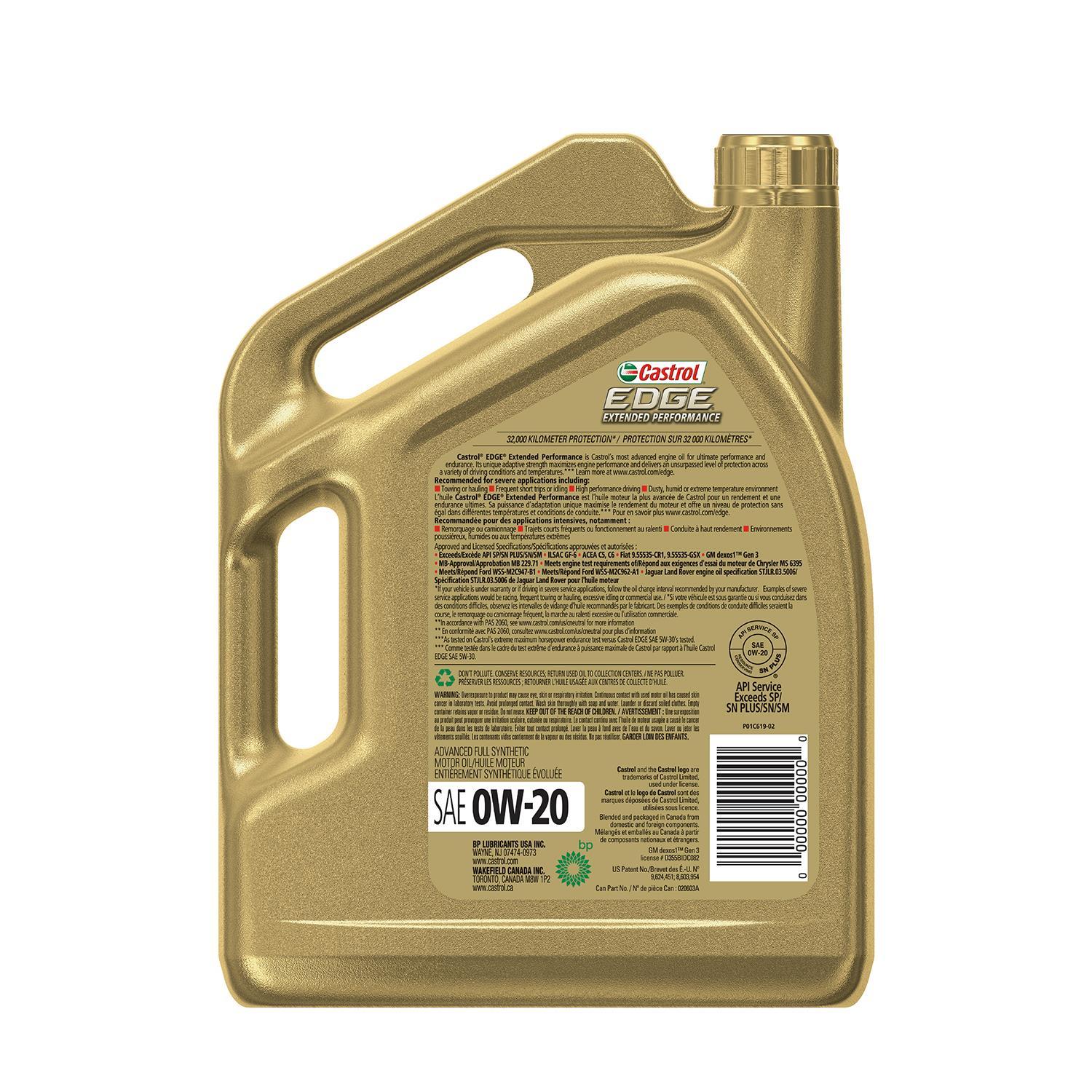 Castrol 20603A - Motor Oil Castrol 20603A Motor Oil product image 2 of 2