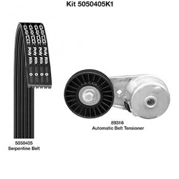 Dayco 5050405K1 - Serpentine Belt Drive Component Kit Dayco 5050405K1 Serpentine Belt Drive Component Kit product image 1 of 1