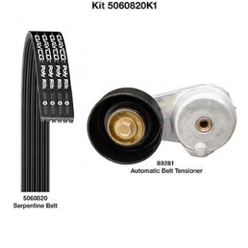 Dayco 5060820K1 - Serpentine Belt Drive Component Kit Dayco 5060820K1 Serpentine Belt Drive Component Kit product image 1 of 1