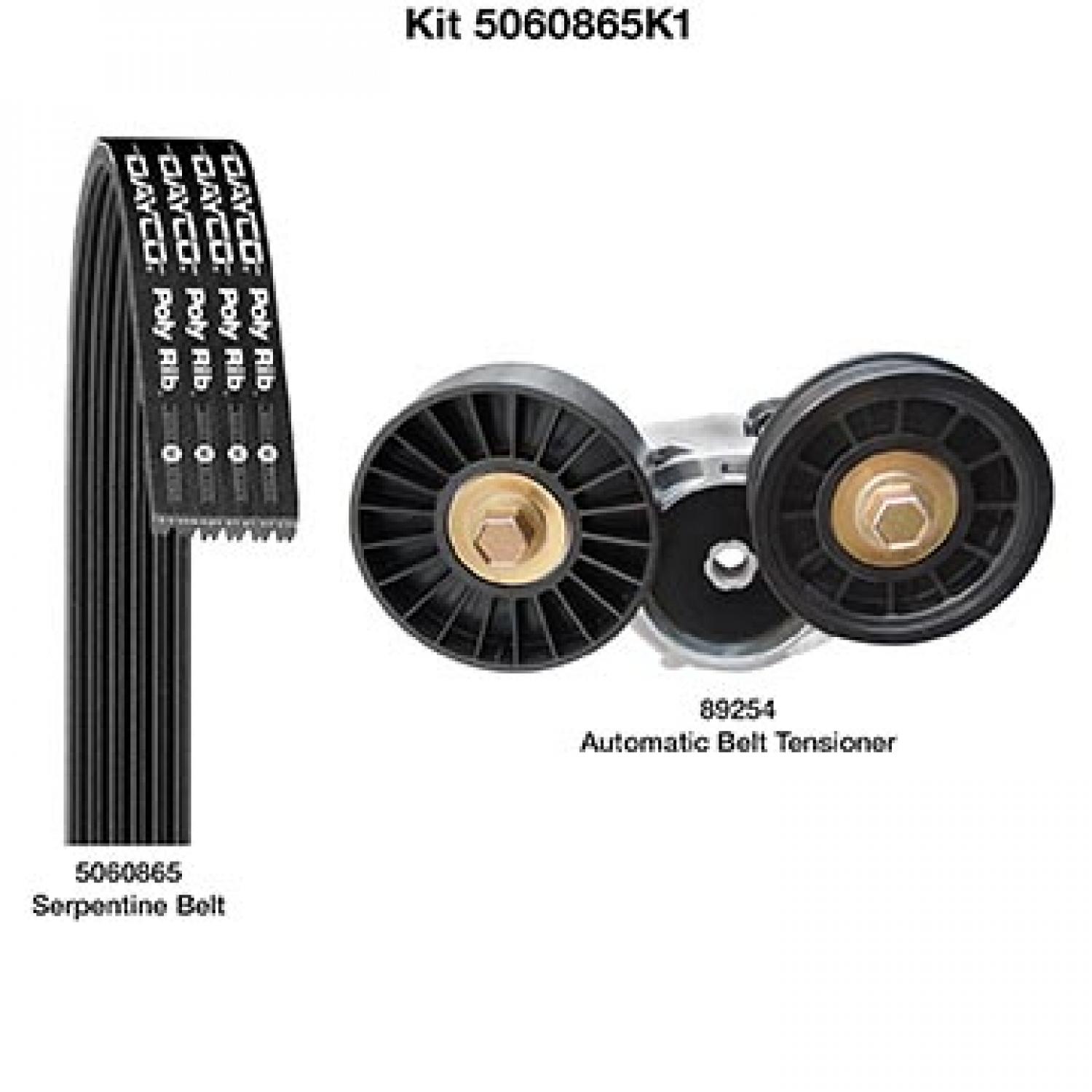 Dayco 5060865K1 Serpentine Belt Drive Component Kit product image 1 of 1