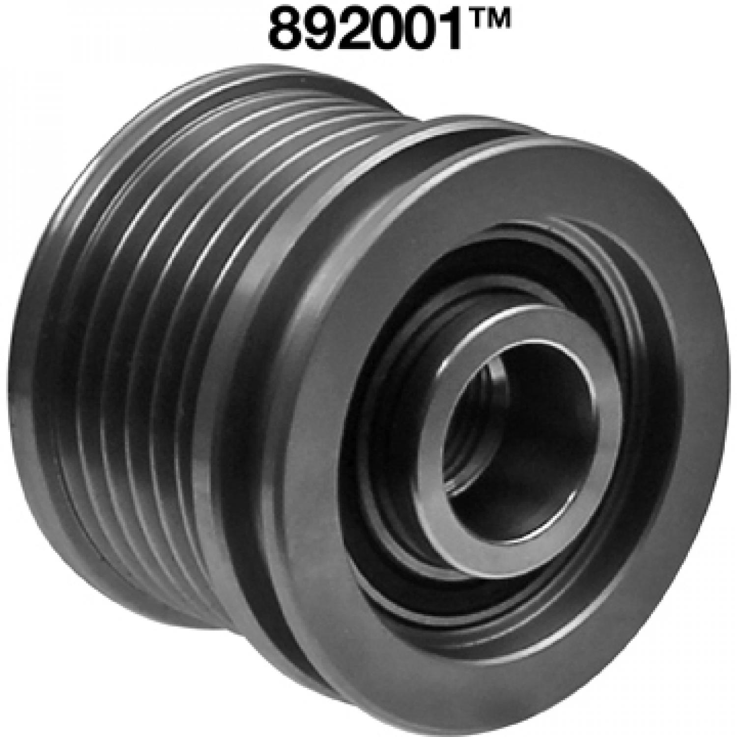 Dayco 892001 - Alternator Decoupler Pulley Dayco 892001 Alternator Decoupler Pulley product image 1 of 2