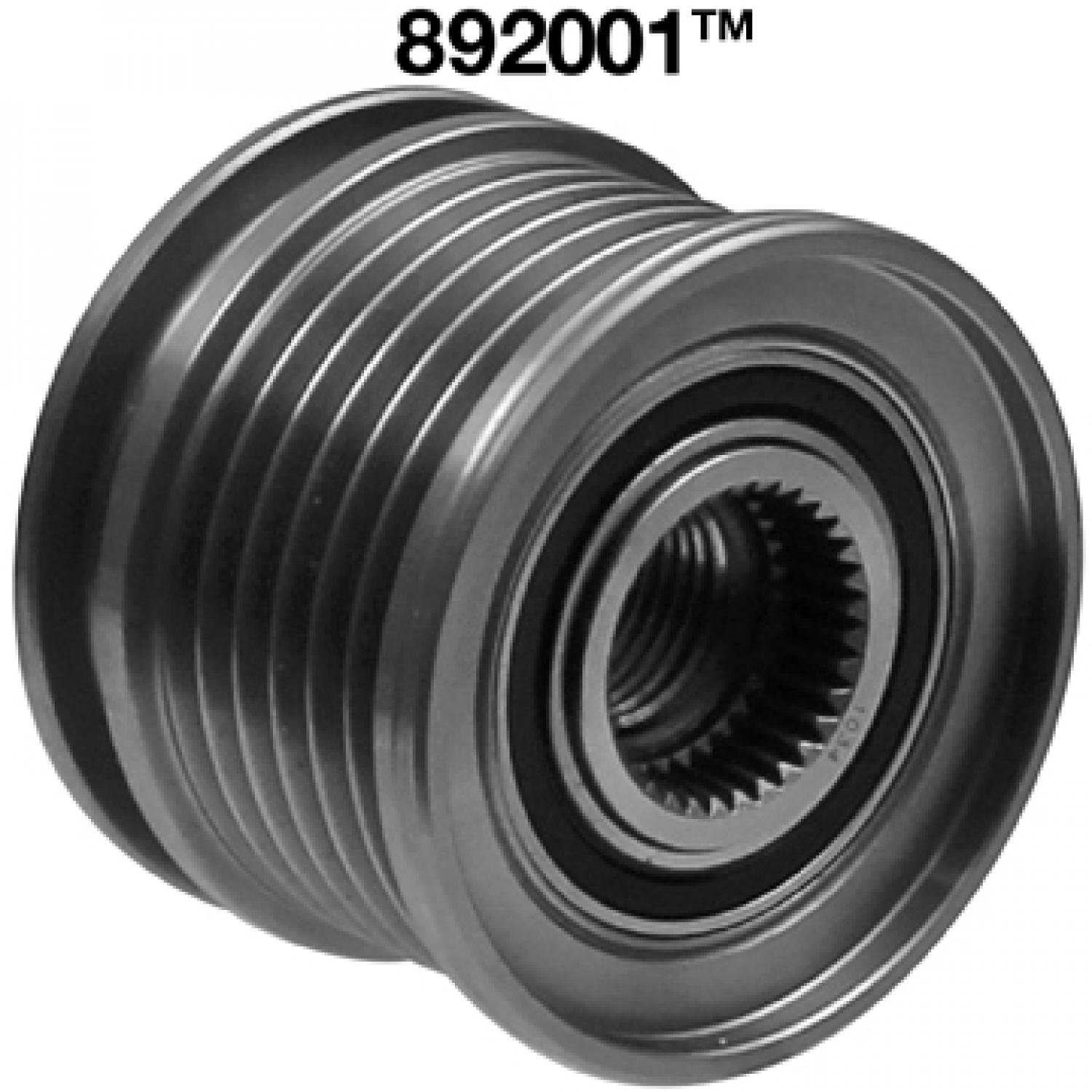 Dayco 892001 - Alternator Decoupler Pulley Dayco 892001 Alternator Decoupler Pulley product image 2 of 2