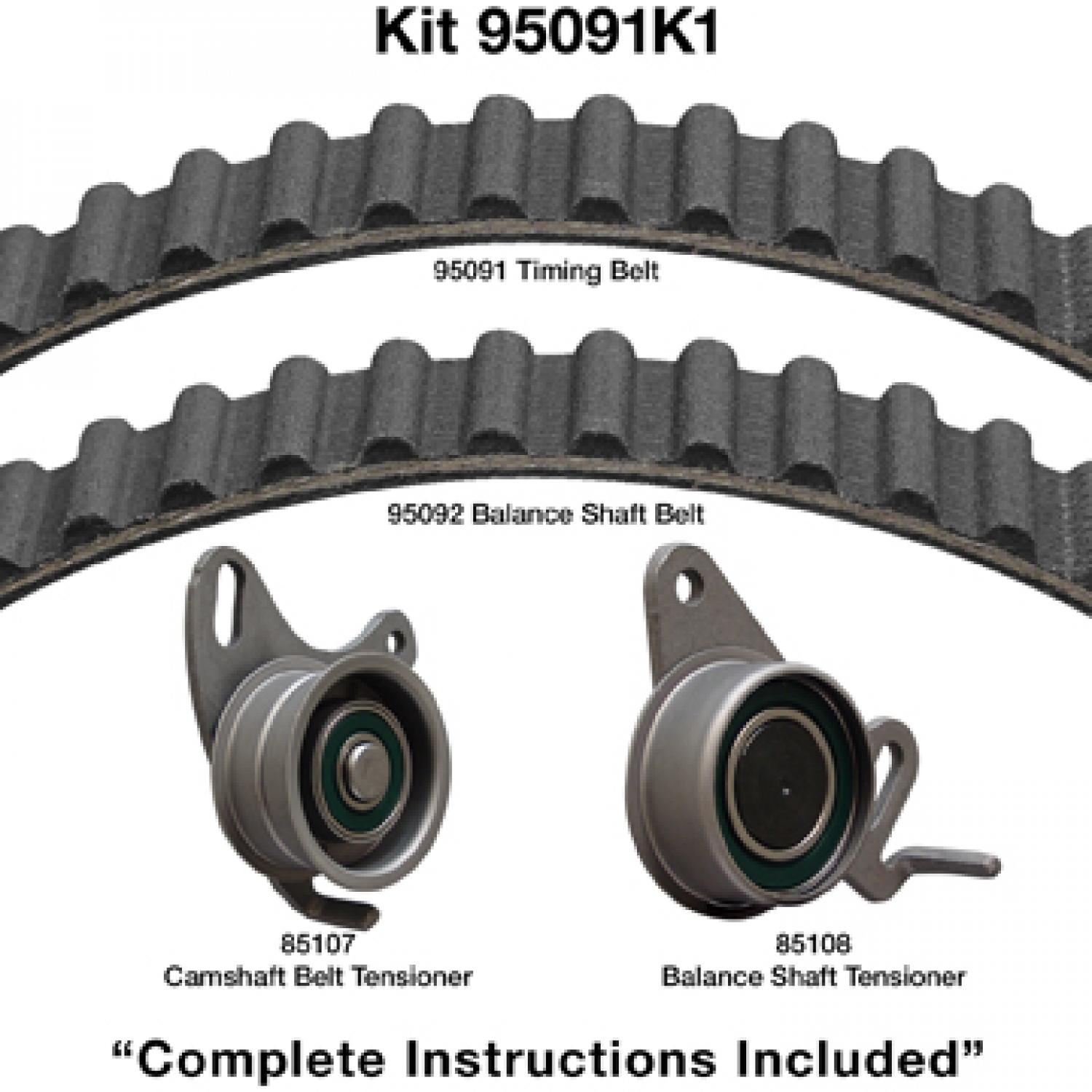 Dayco 95091K1 Engine Timing Belt Component Kit product image 1 of 1