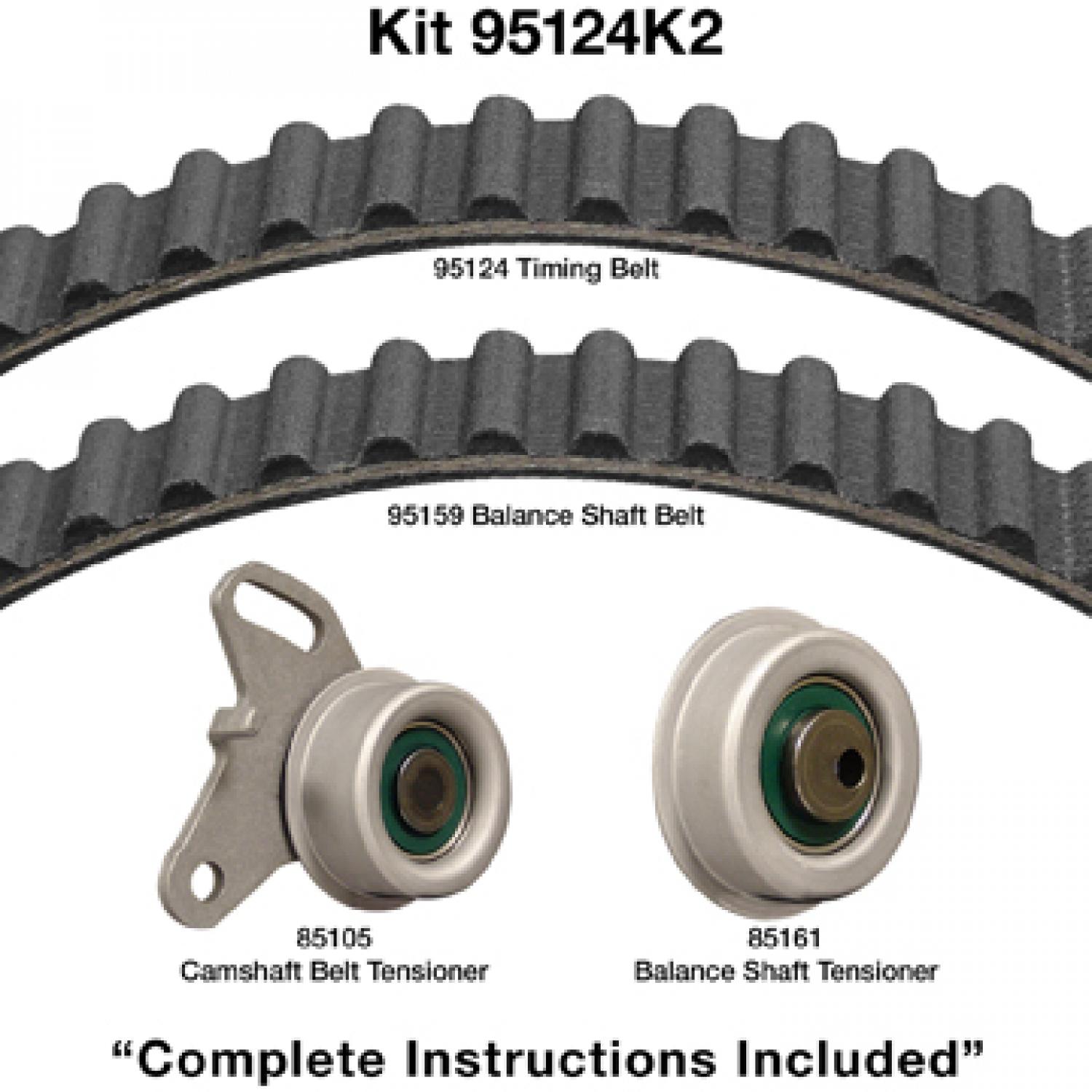 Dayco 95124K2 Engine Timing Belt Component Kit product image 1 of 1
