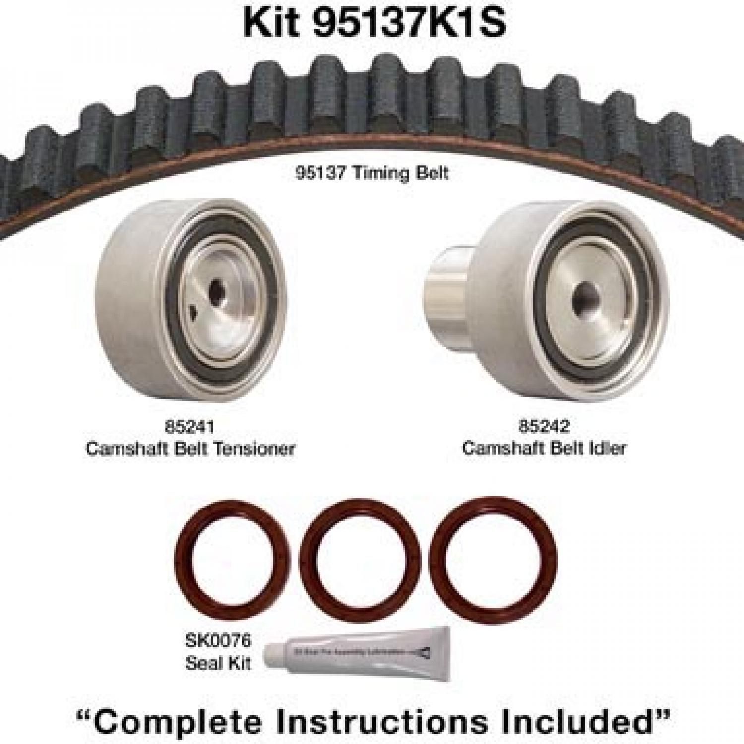 Dayco 95137K1S - Engine Timing Belt Kit Dayco 95137K1S Engine Timing Belt Kit product image 1 of 1