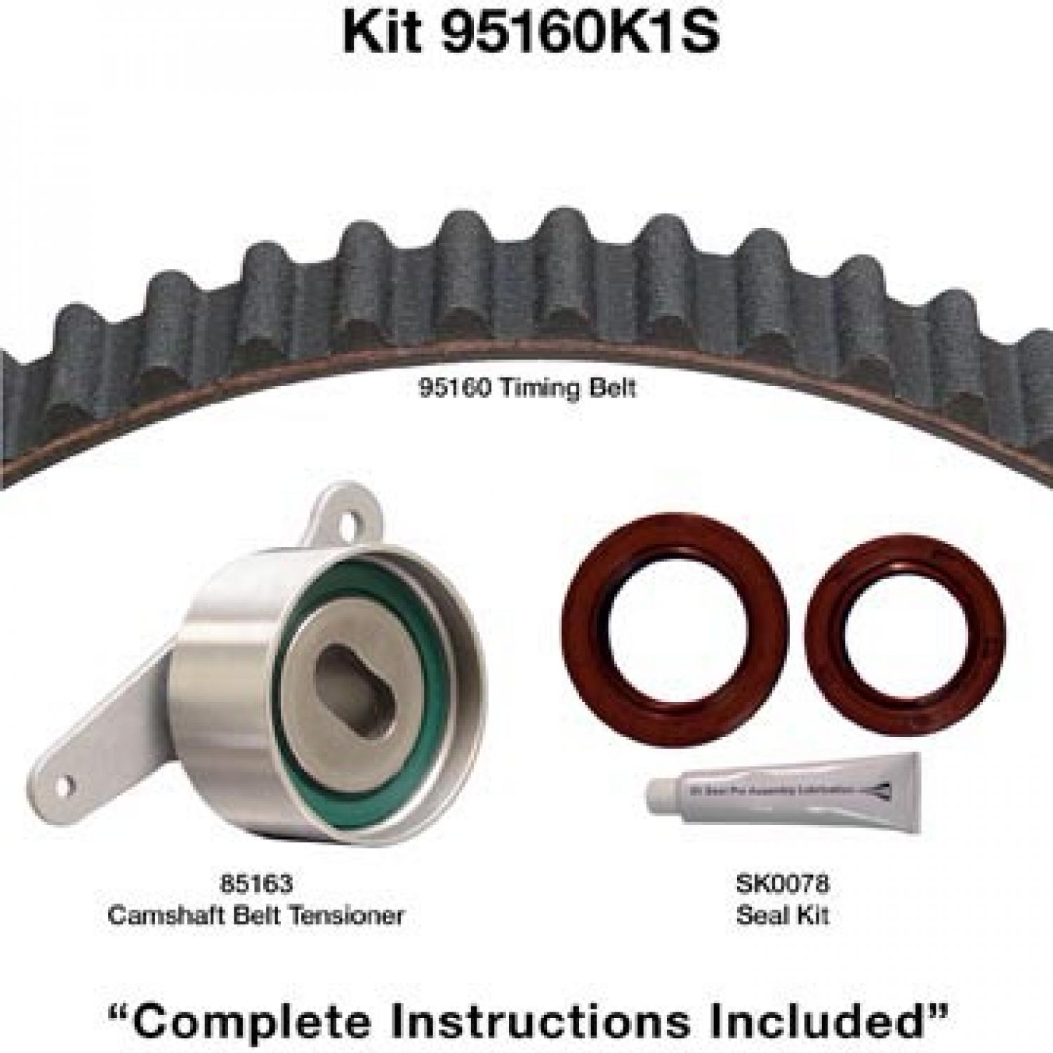 Dayco 95160K1S - Engine Timing Belt Kit Dayco 95160K1S Engine Timing Belt Kit product image 1 of 1
