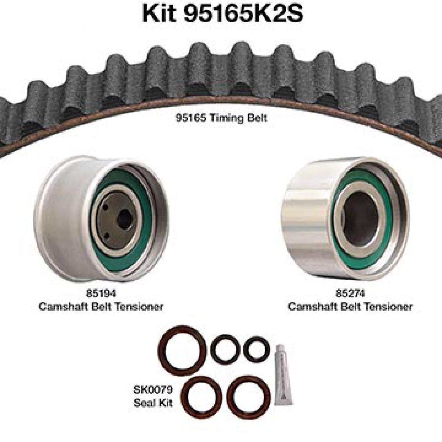 Dayco 95165K2S - Engine Timing Belt Kit Dayco 95165K2S Engine Timing Belt Kit product image 1 of 1