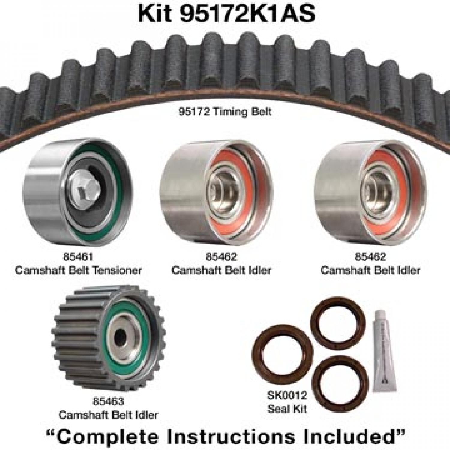 Dayco 95172K1AS Engine Timing Belt Kit product image 1 of 1